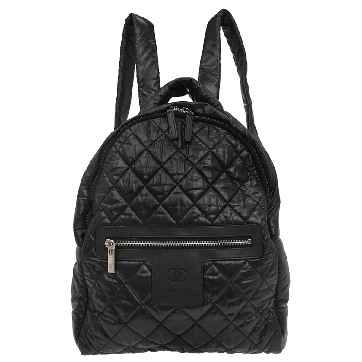 Chanel 2016 - 2017 Black Nylon Coco Cocoon Backpack