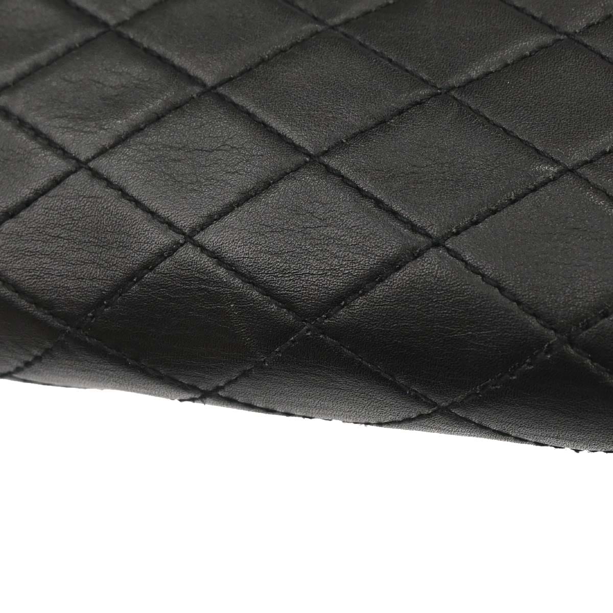 Chanel Black Lambskin Corset Belt #75/30 Small Good