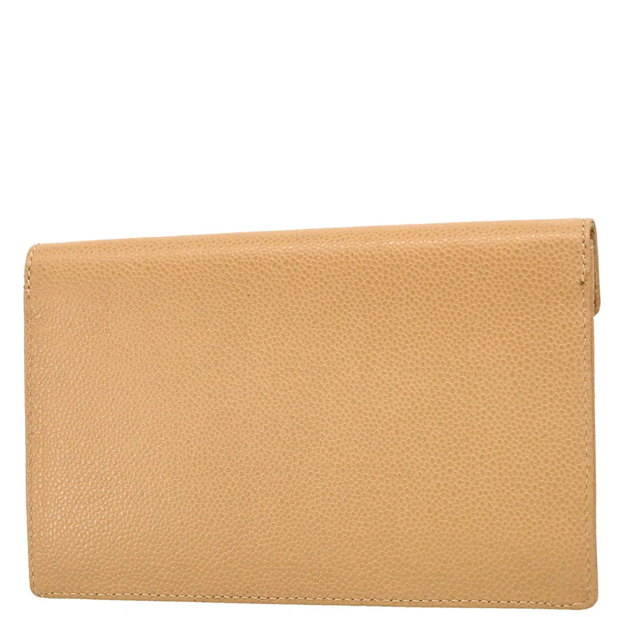 Chanel 2000 - 2002 Beige Caviar Wallet