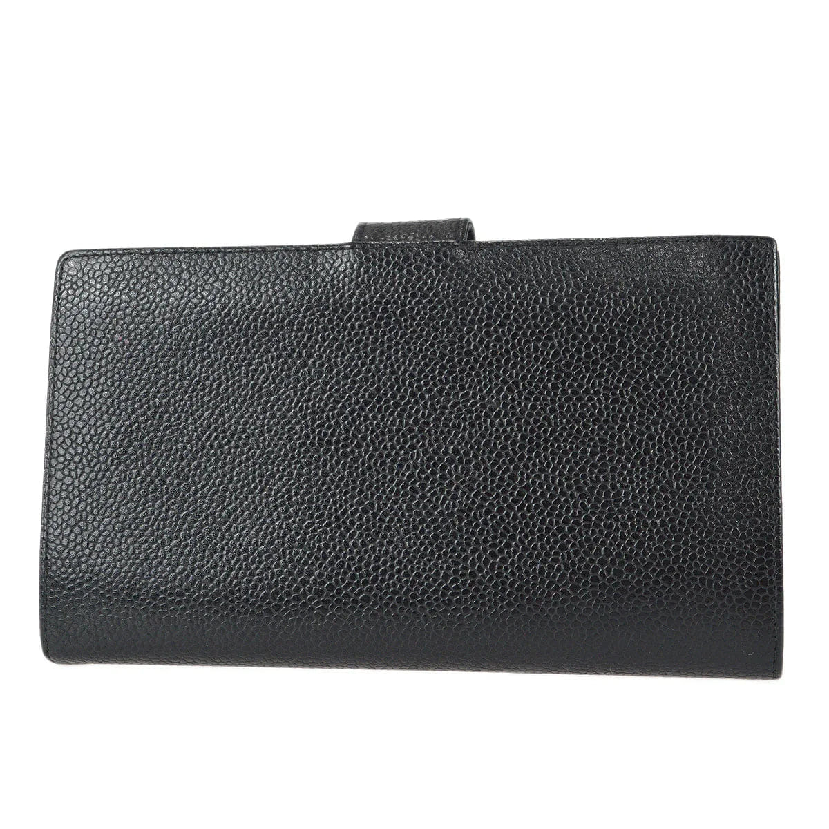 Chanel 2004 - 2005 Timeless Long Wallet Black Caviar