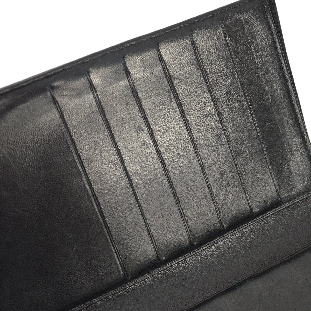 Chanel 1997 - 1999 Black Caviar Timeless Long Wallet