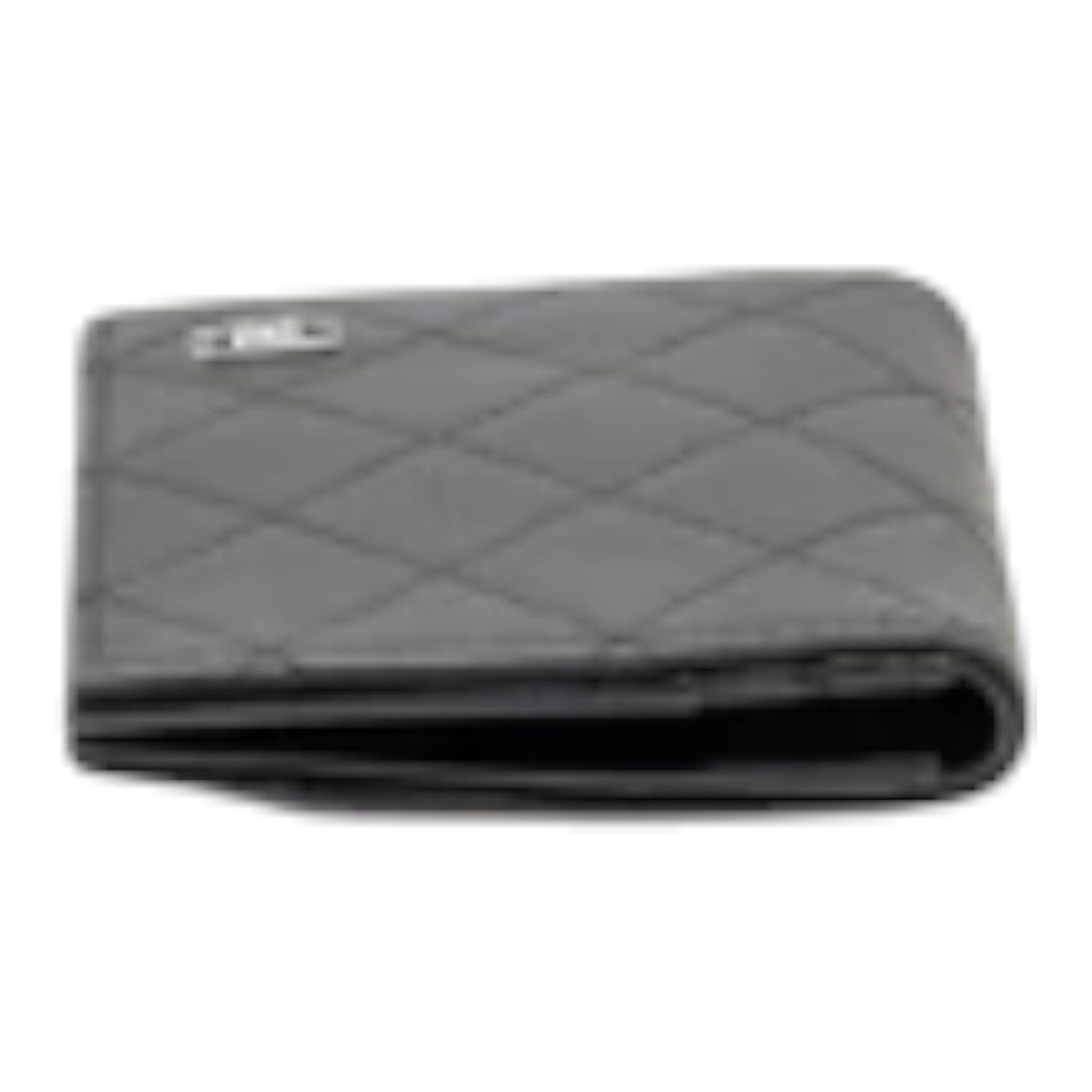Chanel Quilted CC Card Holder Calfskin Black With Black Hardware (Microchip) - GIFTABLE