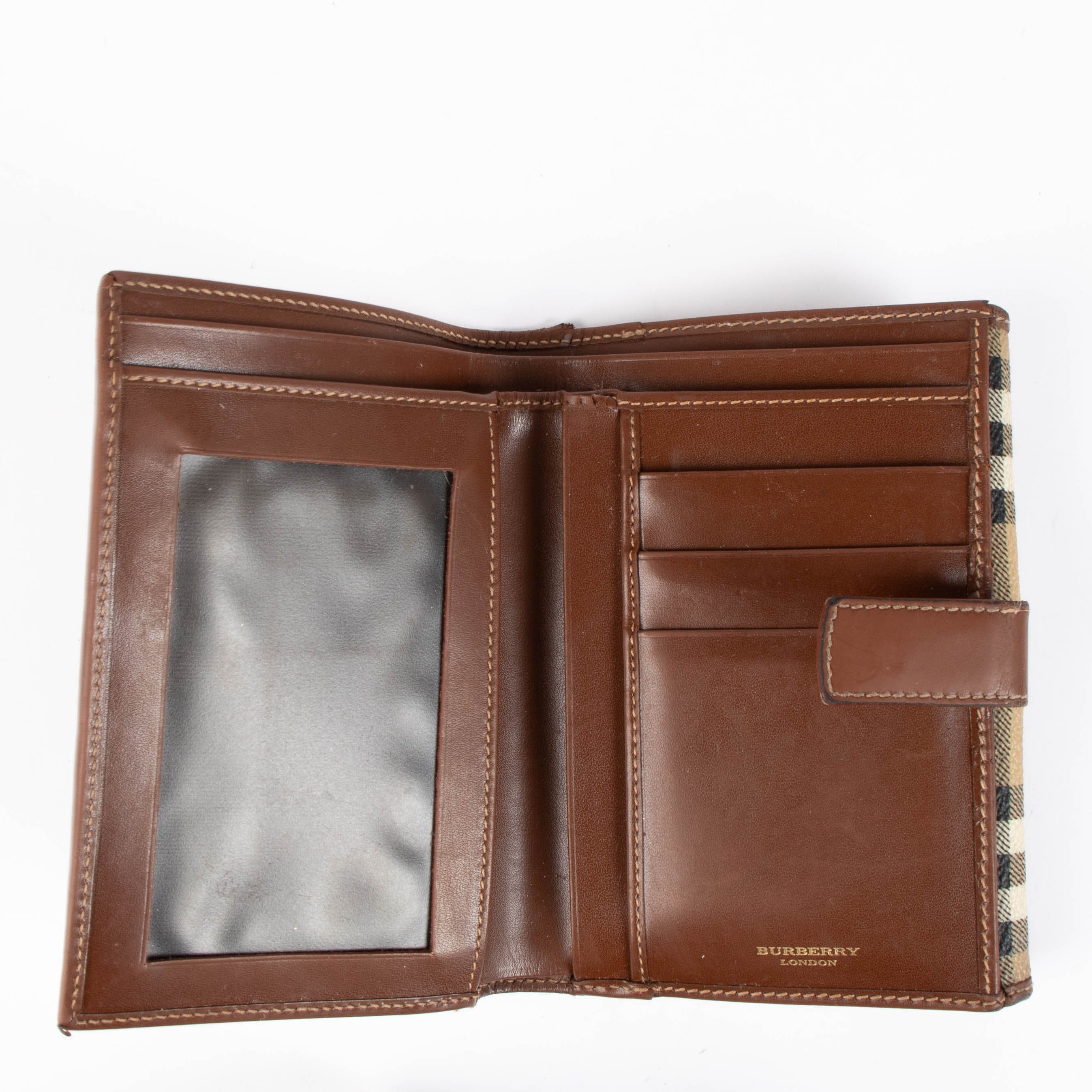 Burberry Haymarket Check Wallet