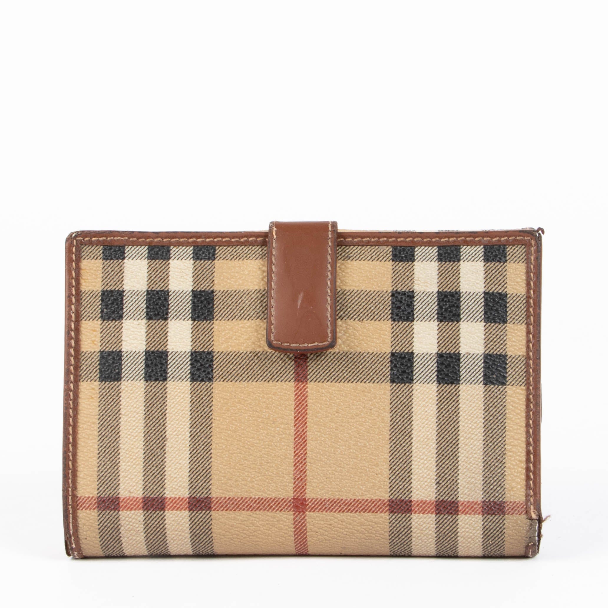 Burberry Haymarket Check Wallet