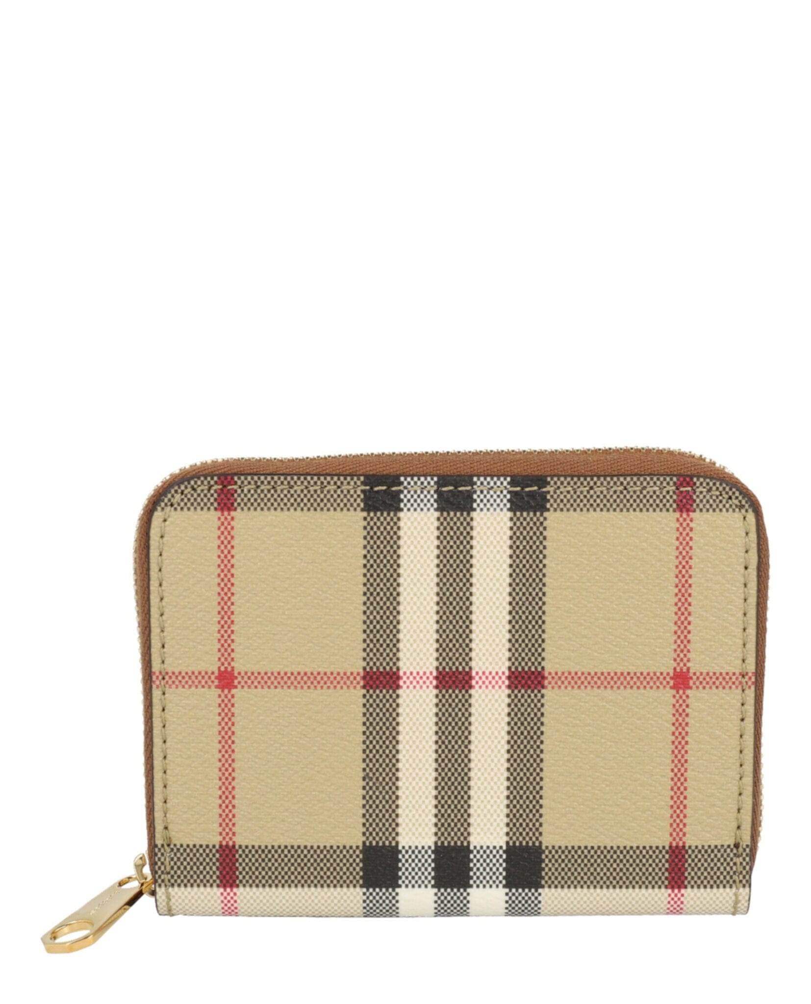 Burberry Womens Small Check Printed Wallet