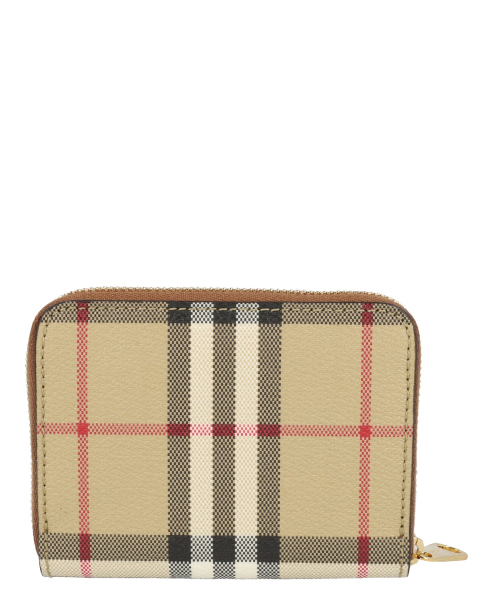Burberry Womens Small Check Printed Wallet
