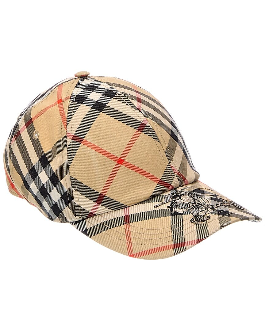 Burberry Check Knight Baseball Cap