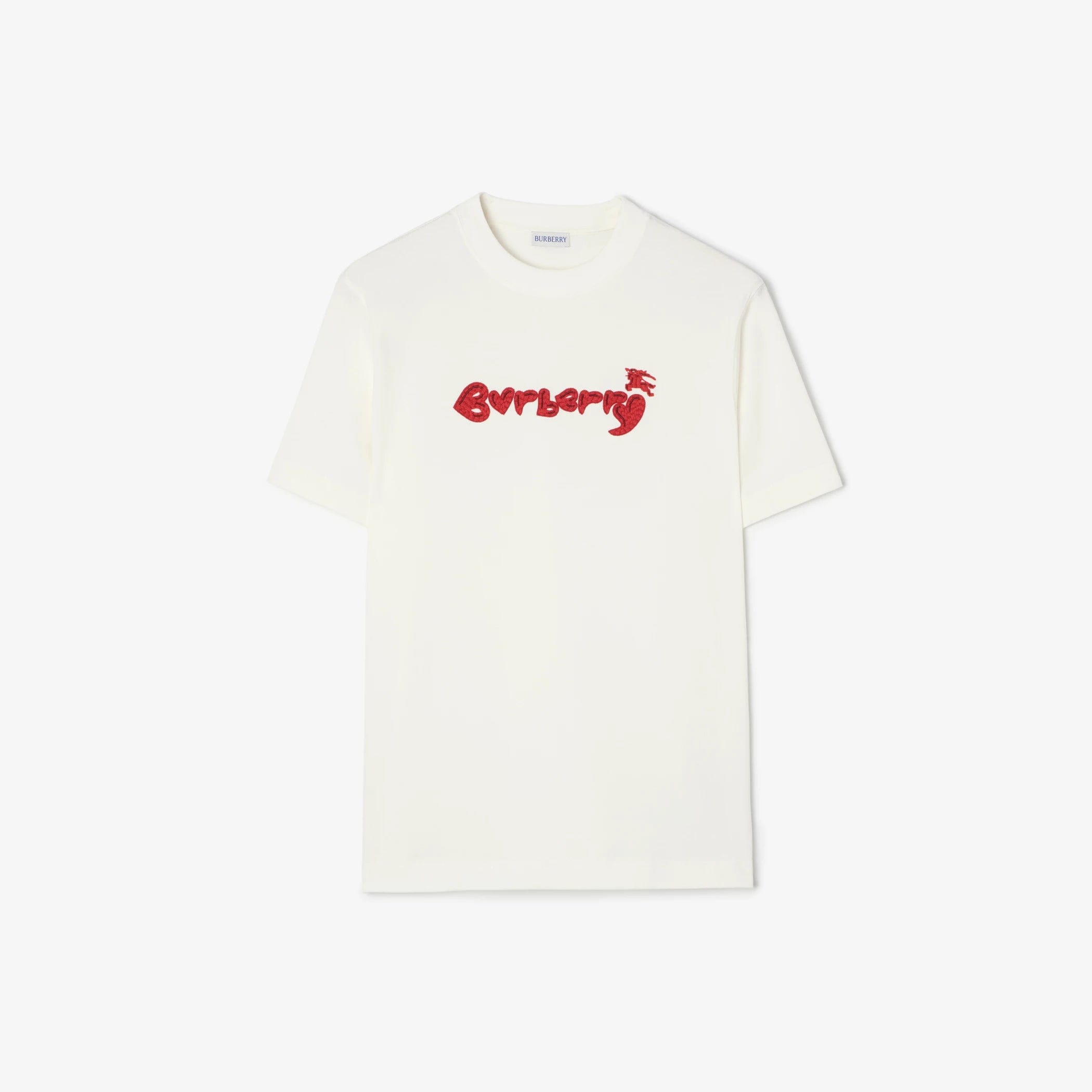 Burberry Heart Logo Cotton T - shirt