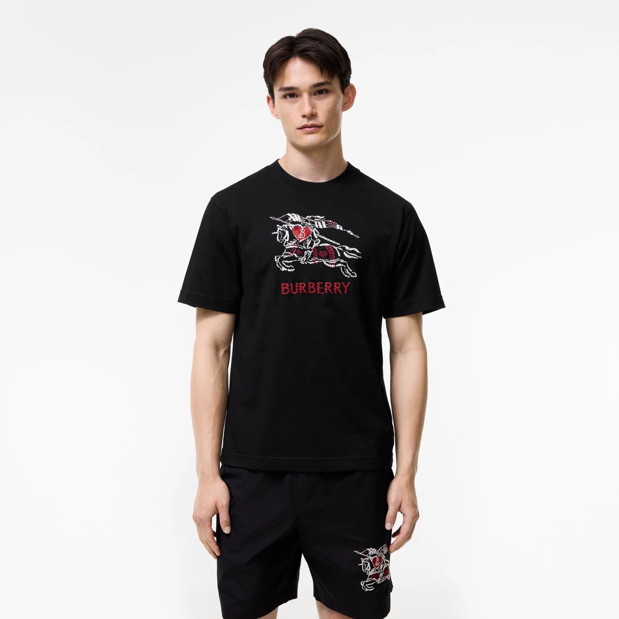 Burberry Heart Knight Cotton T - shirt
