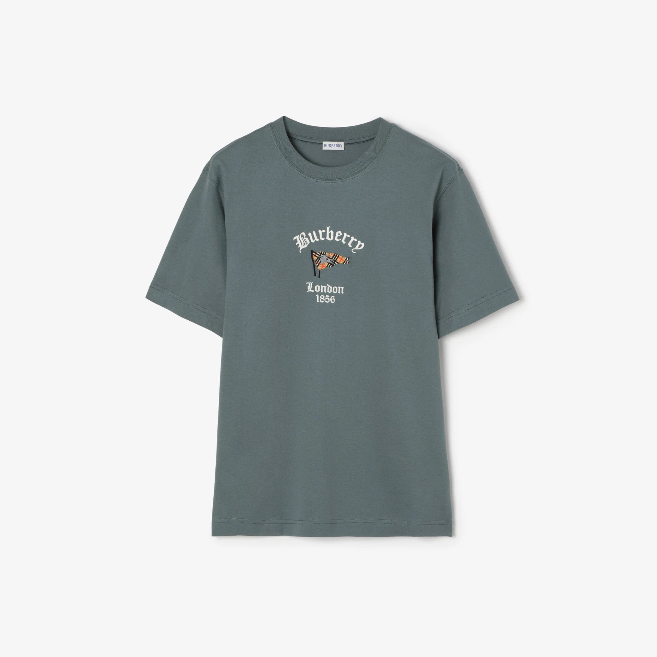 Burberry Check Flag Cotton T - shirt