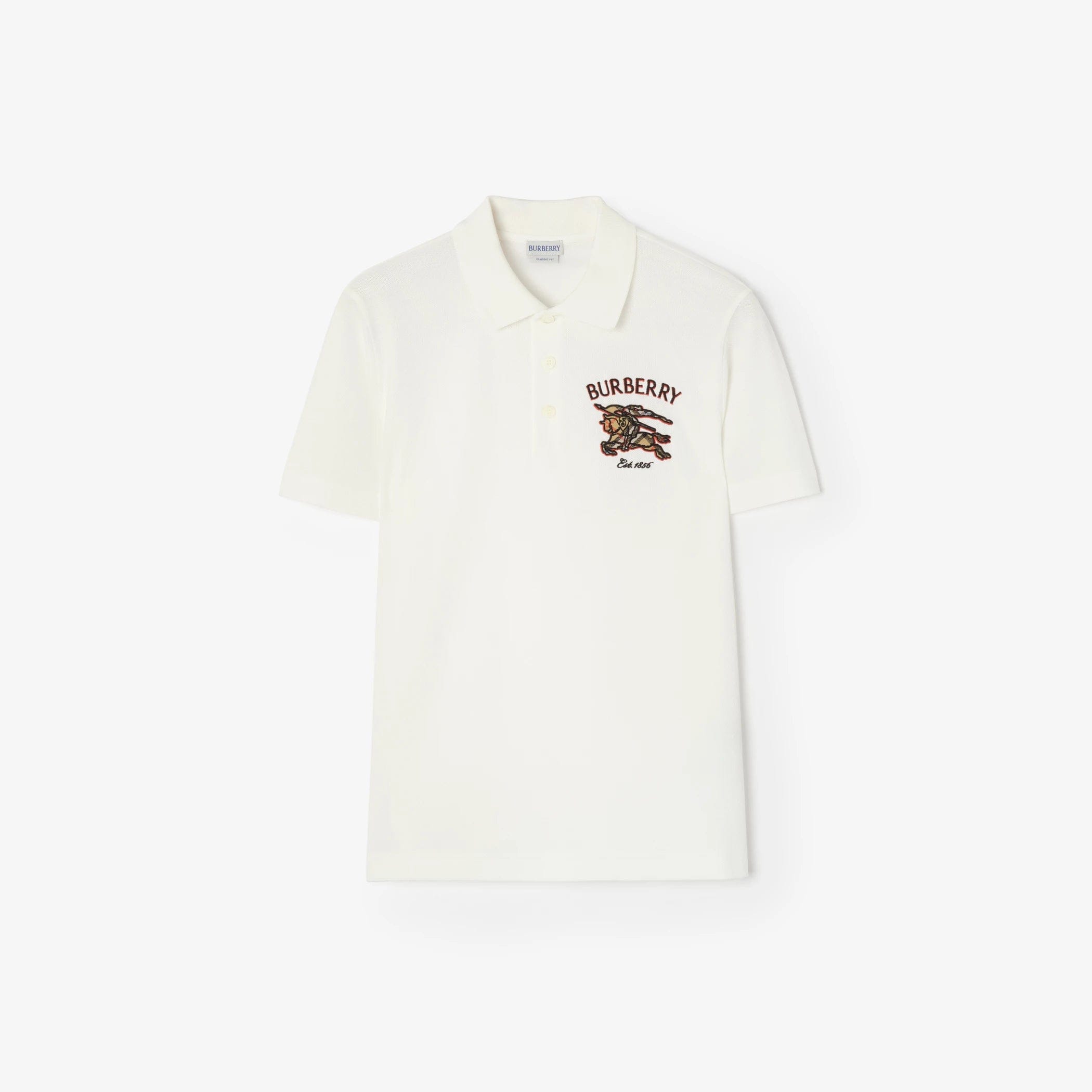 Burberry Knight Check Cotton Polo Shirt