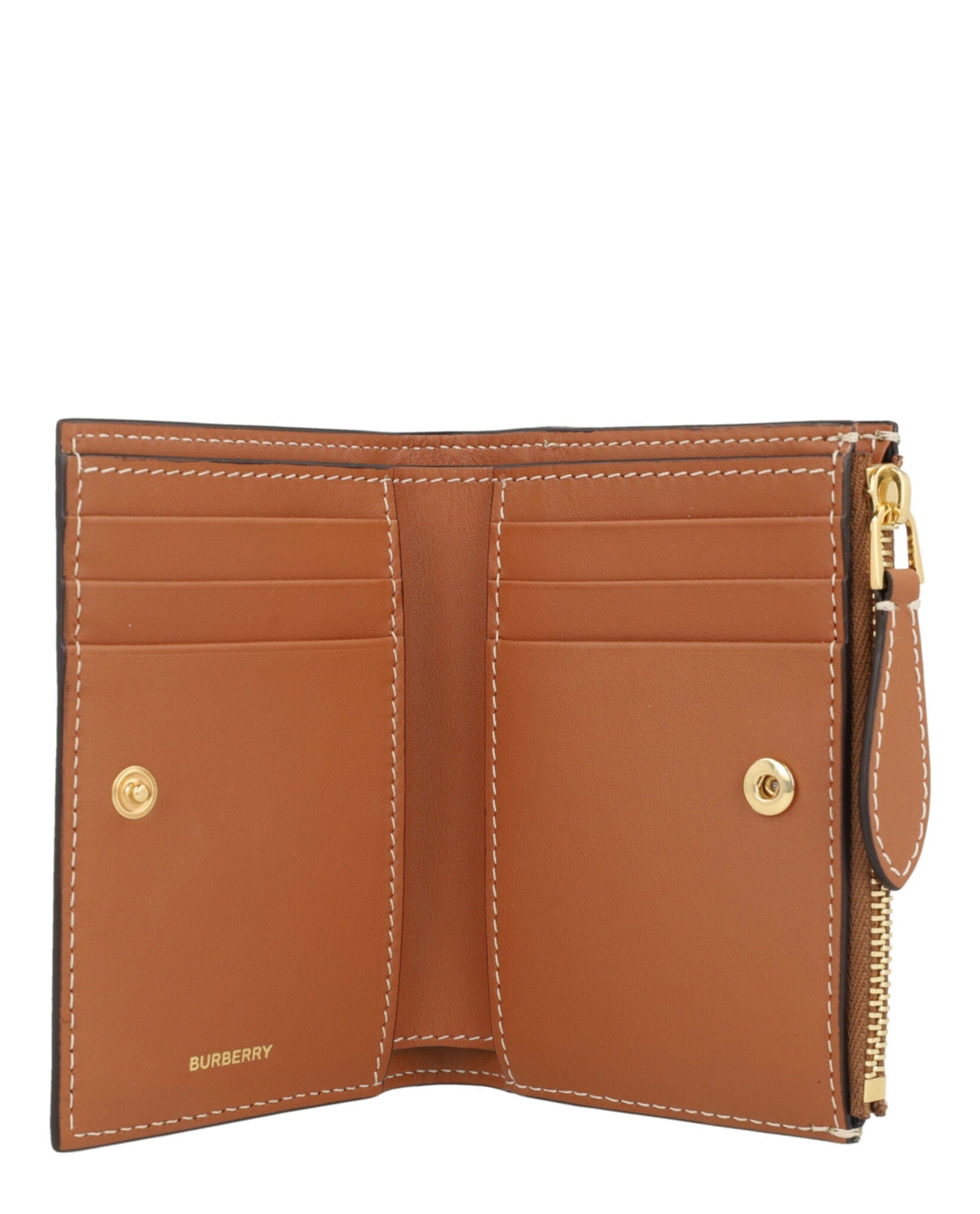 Burberry Womens LS Small Check Bifold Wallet DFC