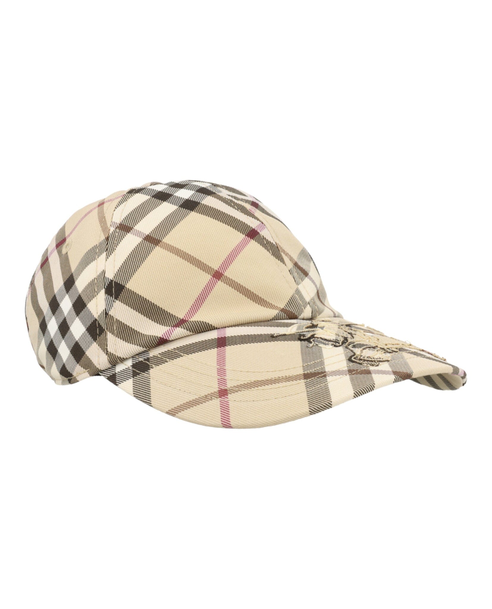 Burberry Womens MH ESS Check Baseball Hat