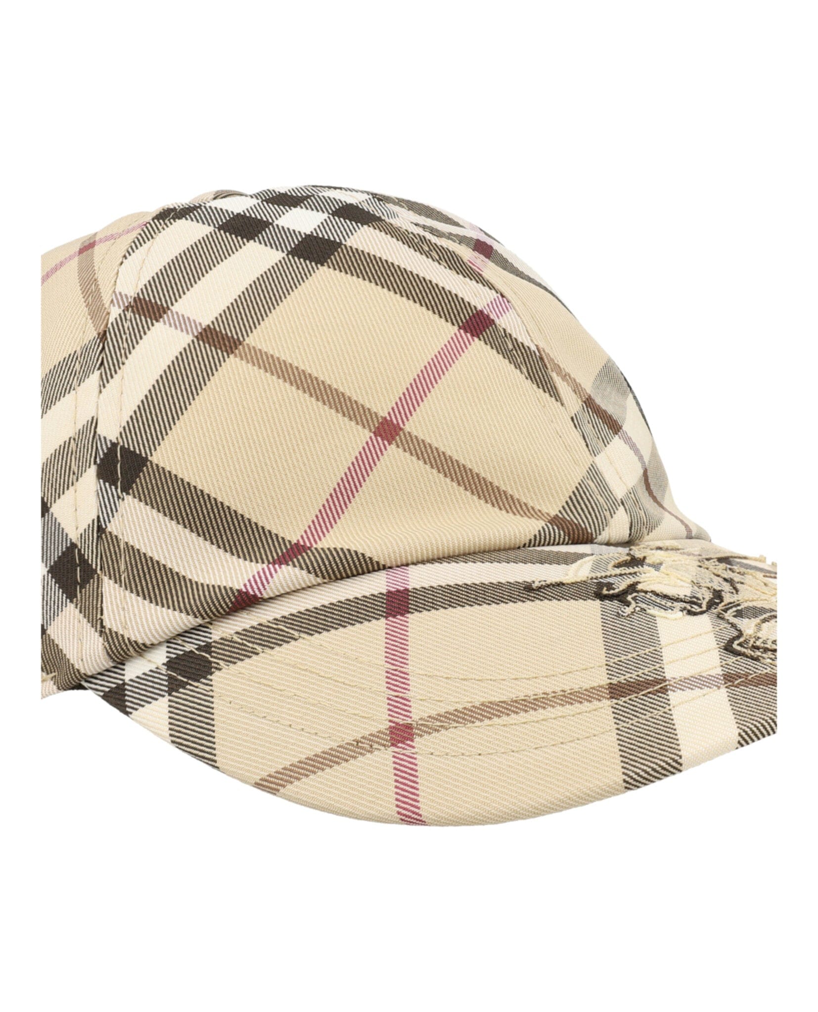 Burberry Womens MH ESS Check Baseball Hat