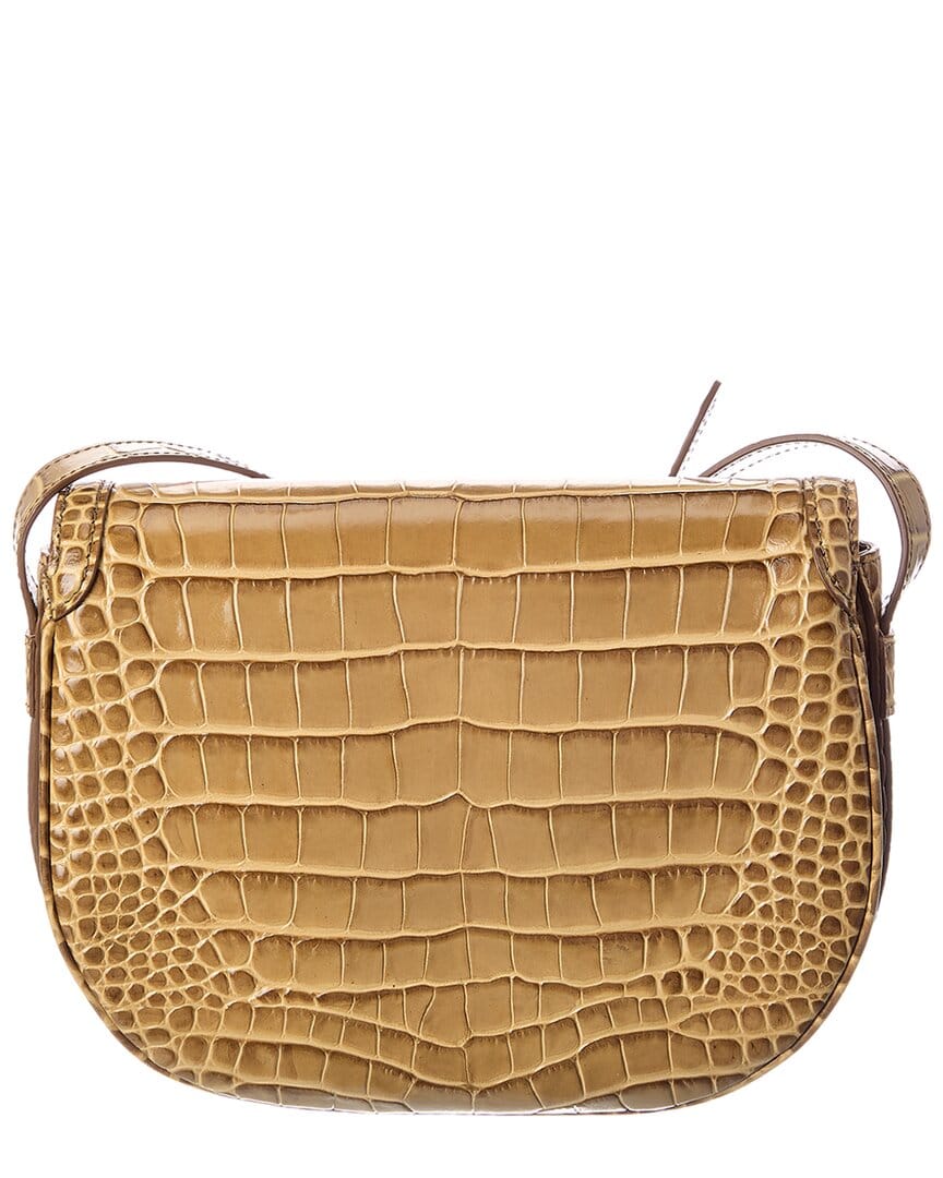 Tom Ford Walis Croc - Embossed Leather Shoulder Bag