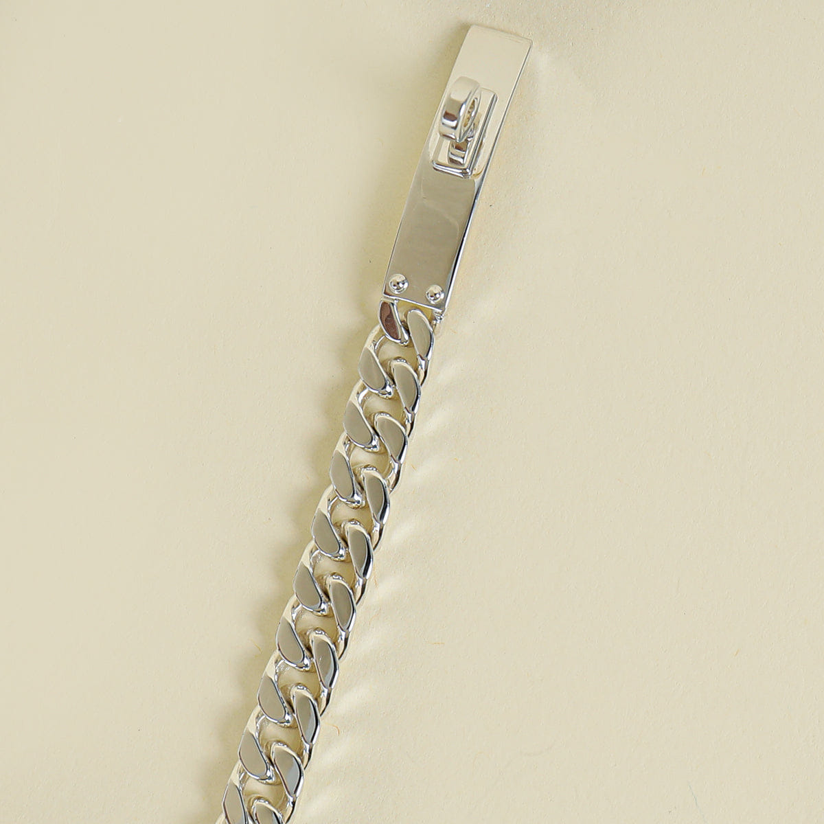 Hermes Sterling Silver Kelly Gourmette Bracelet, Very Small Model