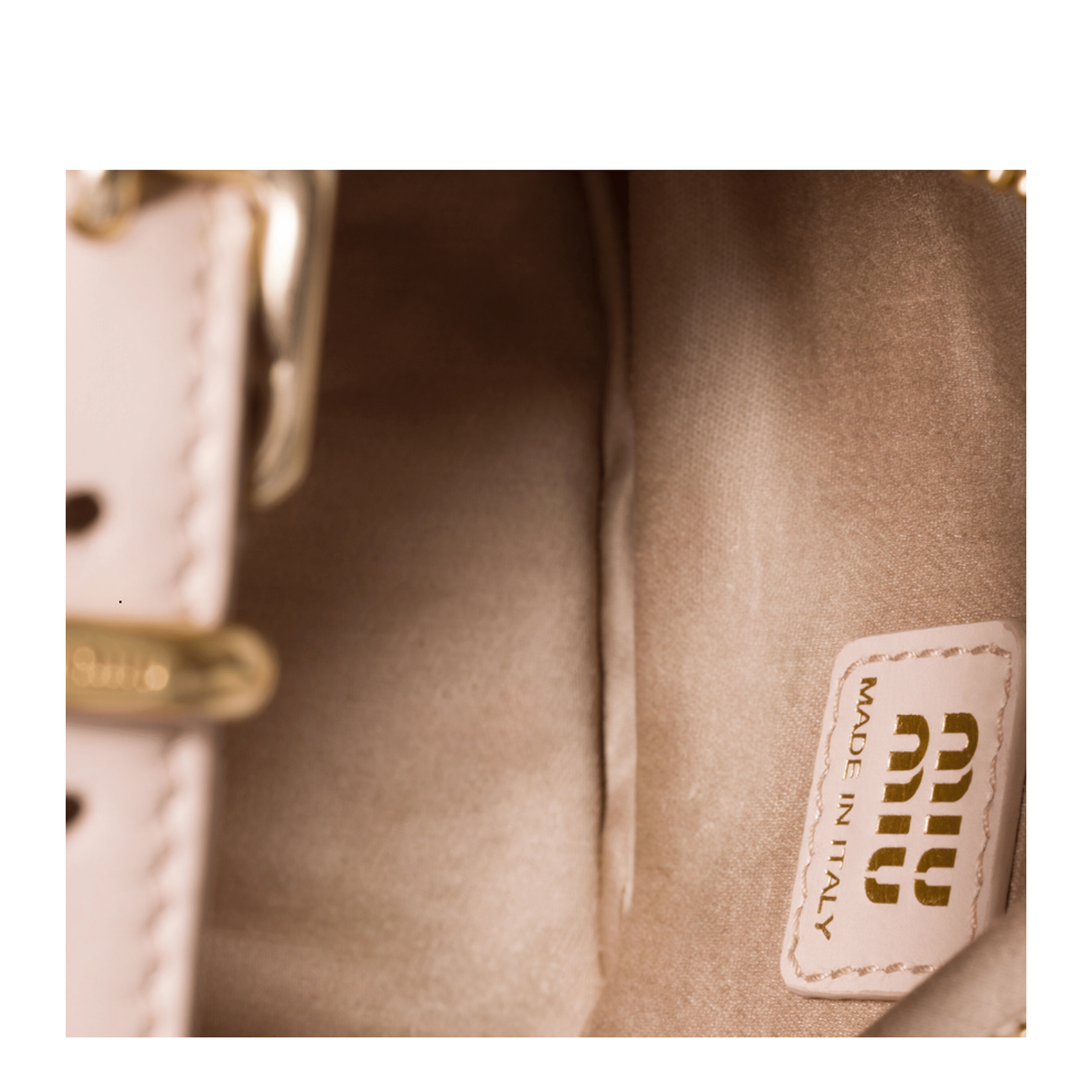 Miu Miu Matelassé Nappa Leather Pouch - Cipria