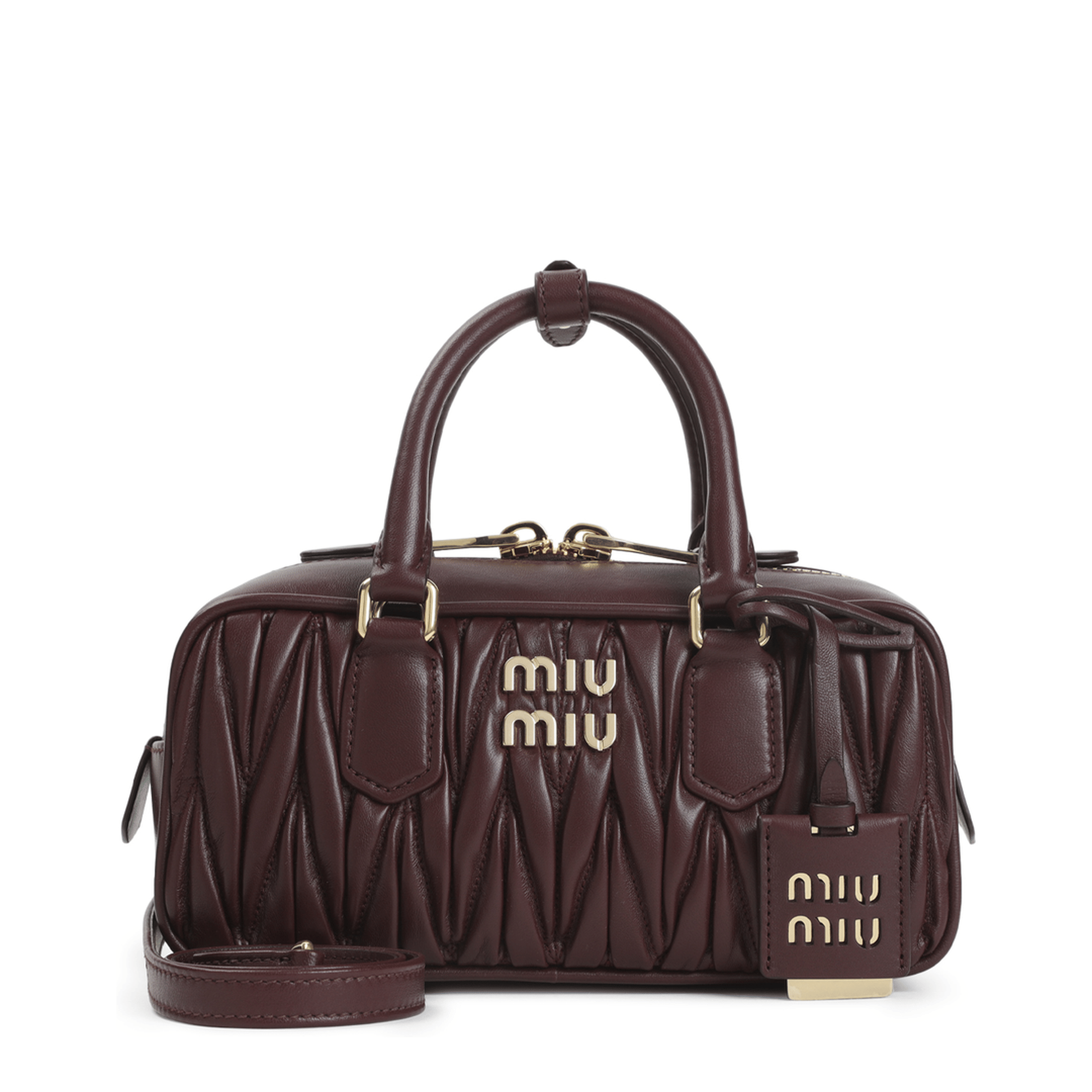 Miu Miu Arcadie Matelassé Leather Handbags