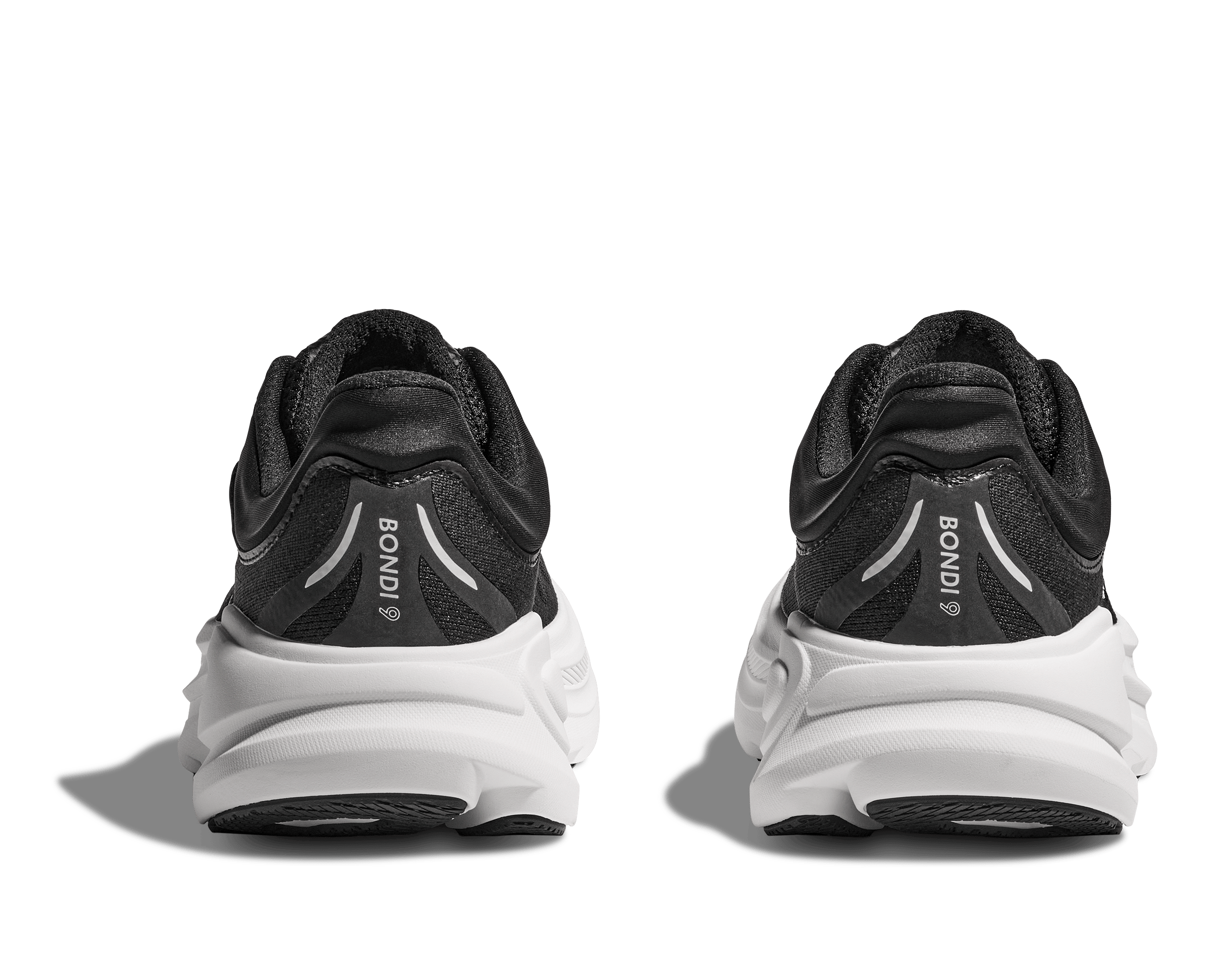 Hoka Bondi 9 Mens Shoes Color: Black/White Style: 1162011 - BWHT