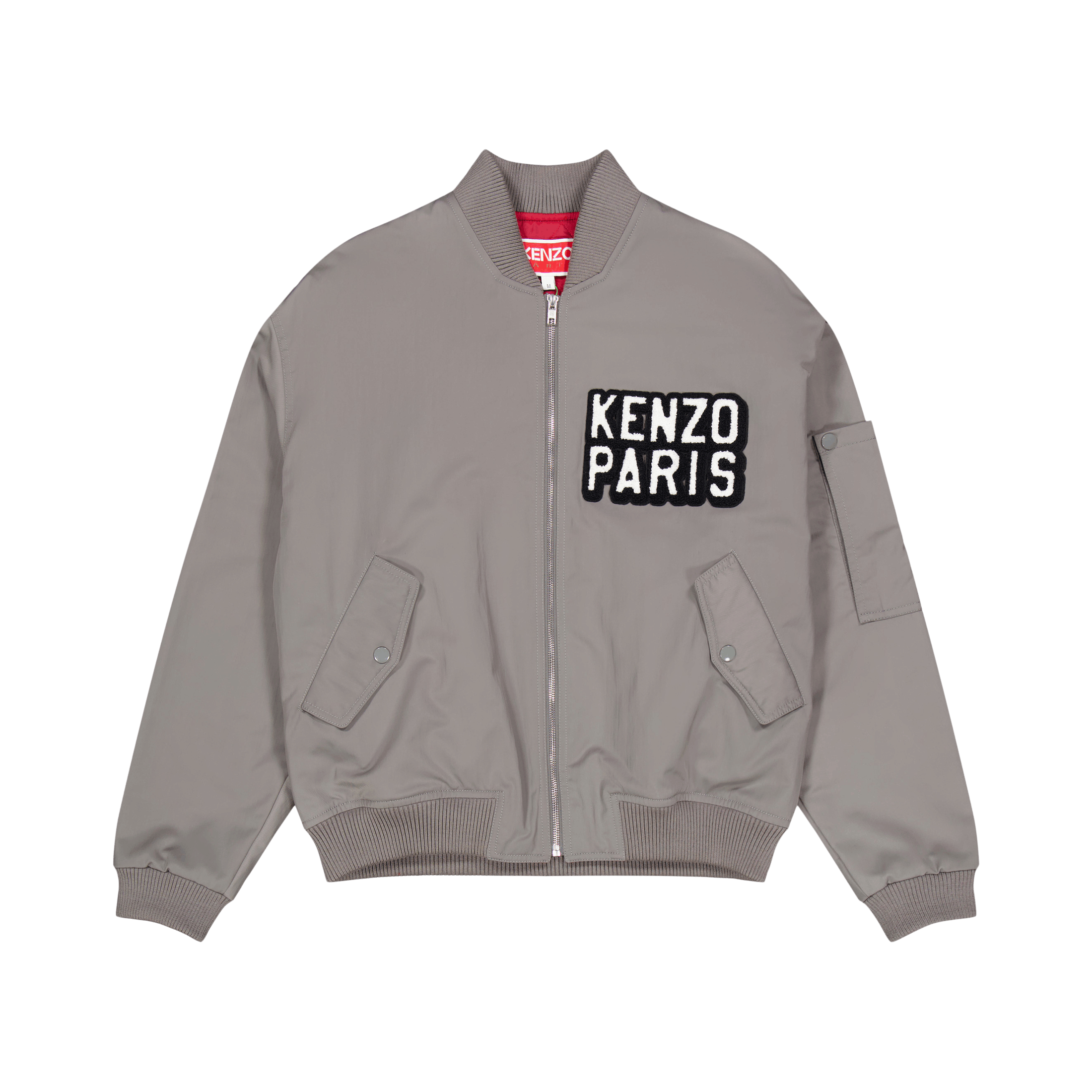 Kenzo Bomber Jacket Ken Zo Middle Grey