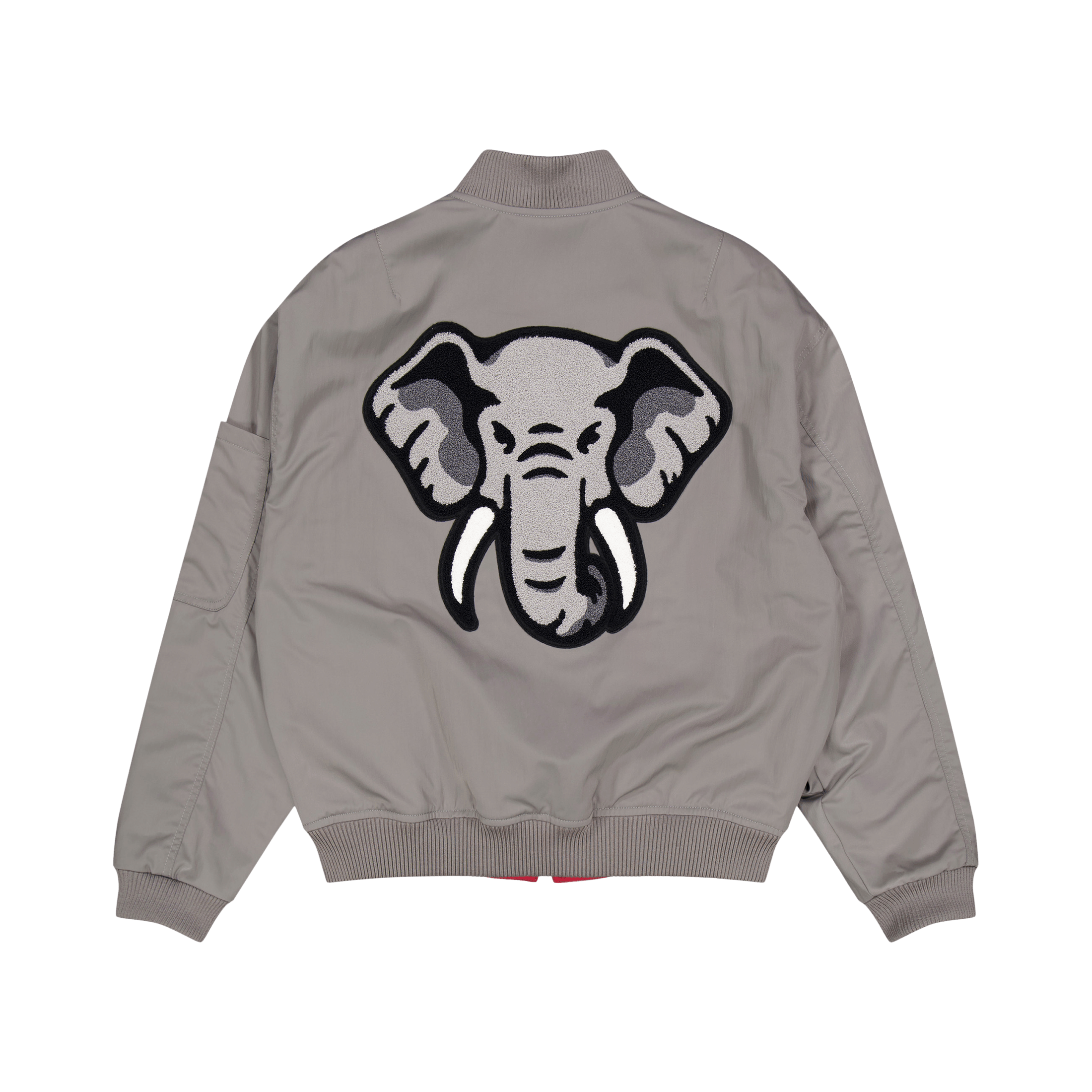 Kenzo Bomber Jacket Ken Zo Middle Grey