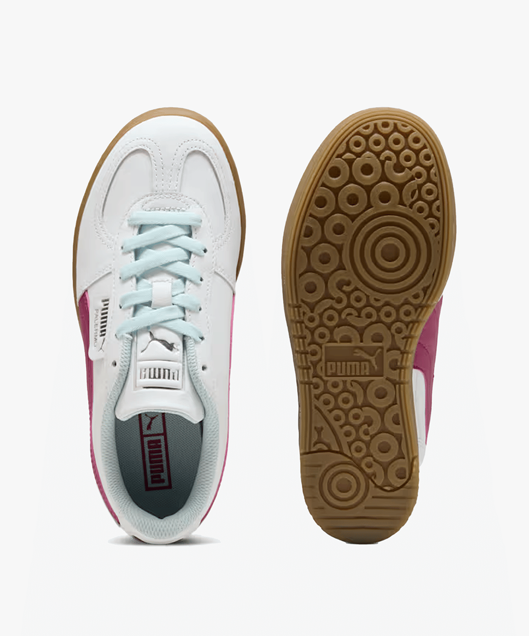 PUMA | PALERMO ELEVATA LEATHER { WHITE/BERRY