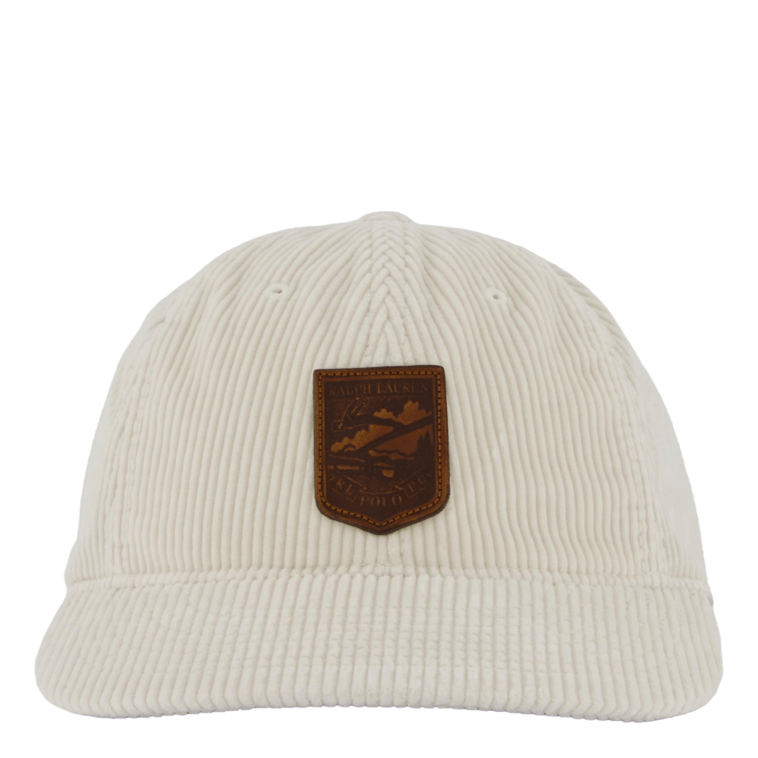 Polo Ralph Lauren Logo - Patch Corduroy Ball Cap Antique Cream