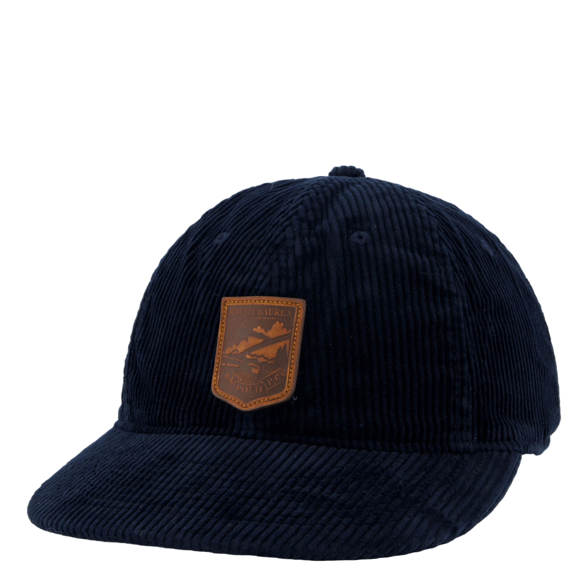 Polo Ralph Lauren Logo - Patch Corduroy Ball Cap Aviator Navy
