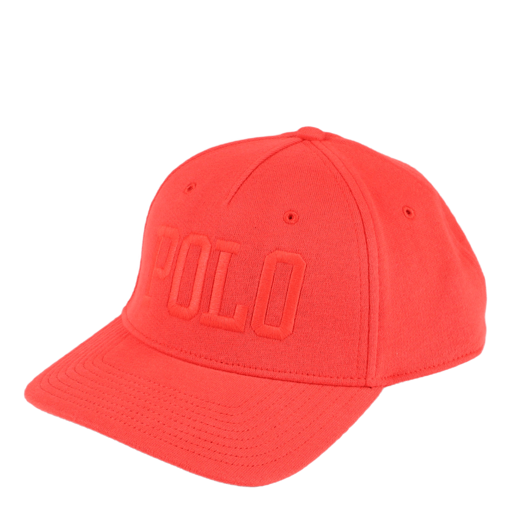 Polo Ralph Lauren Logo Fleece Ball Cap Tomato