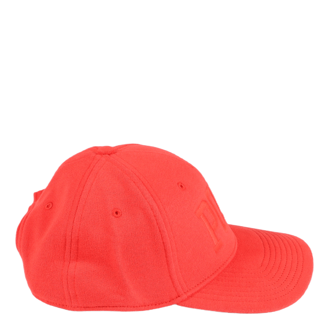 Polo Ralph Lauren Logo Fleece Ball Cap Tomato