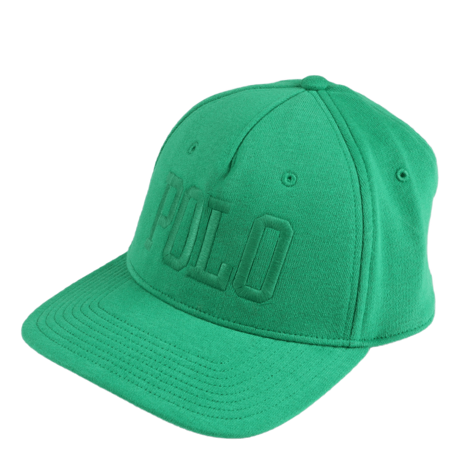 Polo Ralph Lauren Logo Fleece Ball Cap Cruise Green