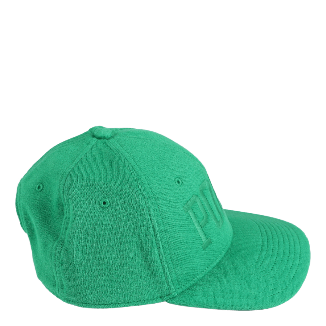 Polo Ralph Lauren Logo Fleece Ball Cap Cruise Green