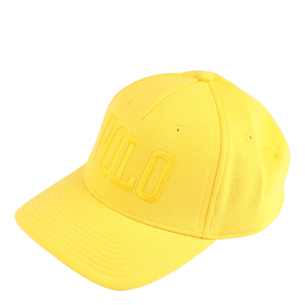 Polo Ralph Lauren Logo Fleece Ball Cap Yellow Fin
