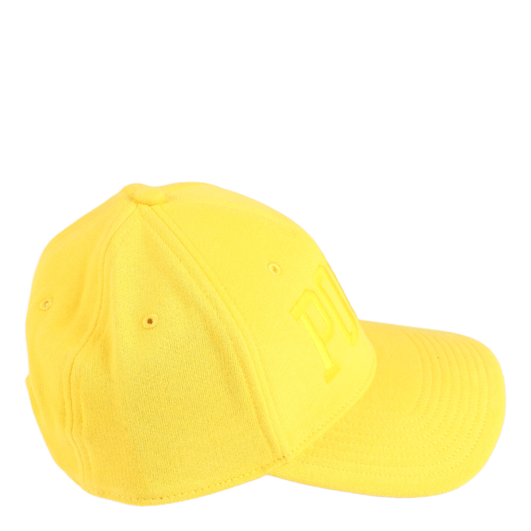 Polo Ralph Lauren Logo Fleece Ball Cap Yellow Fin