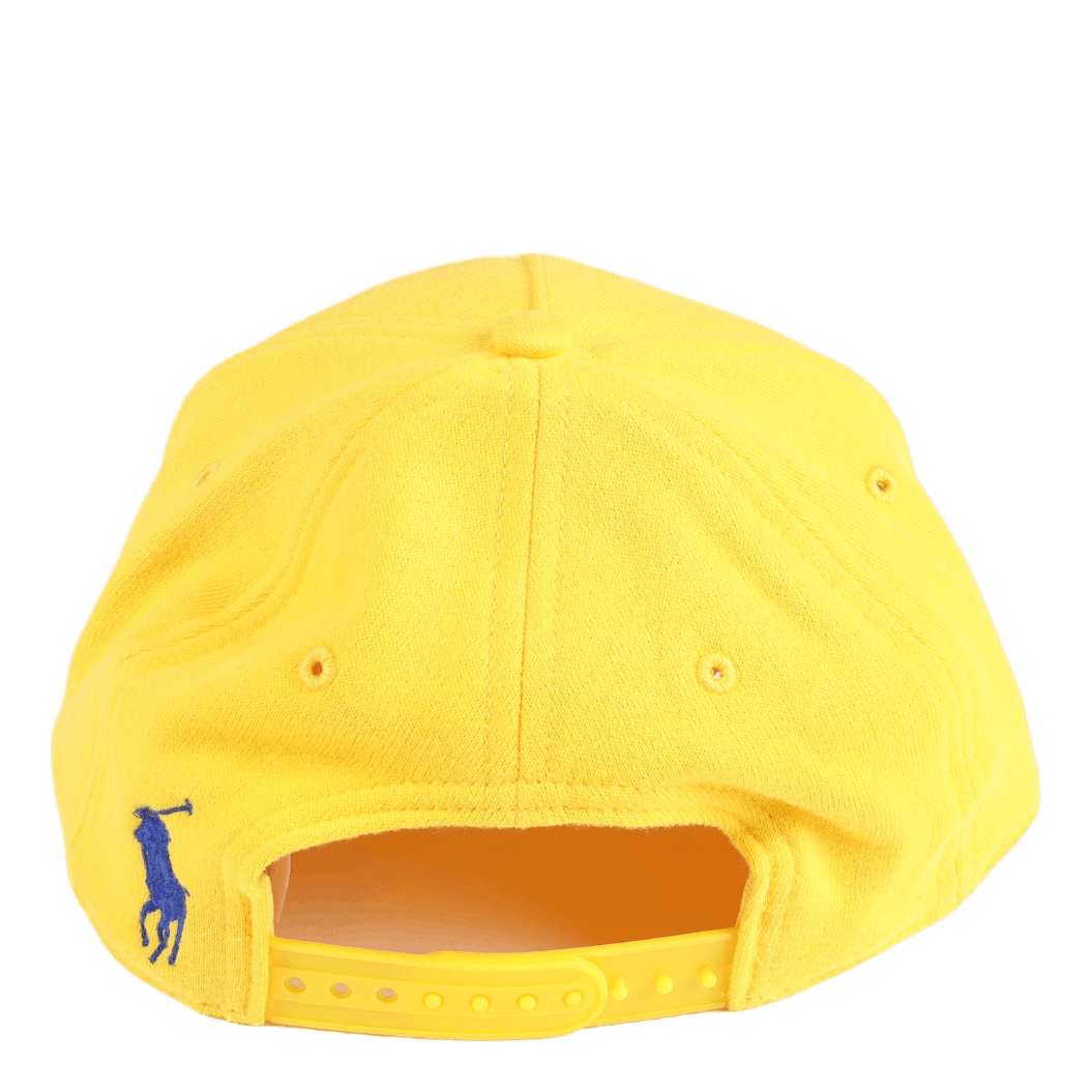 Polo Ralph Lauren Logo Fleece Ball Cap Yellow Fin