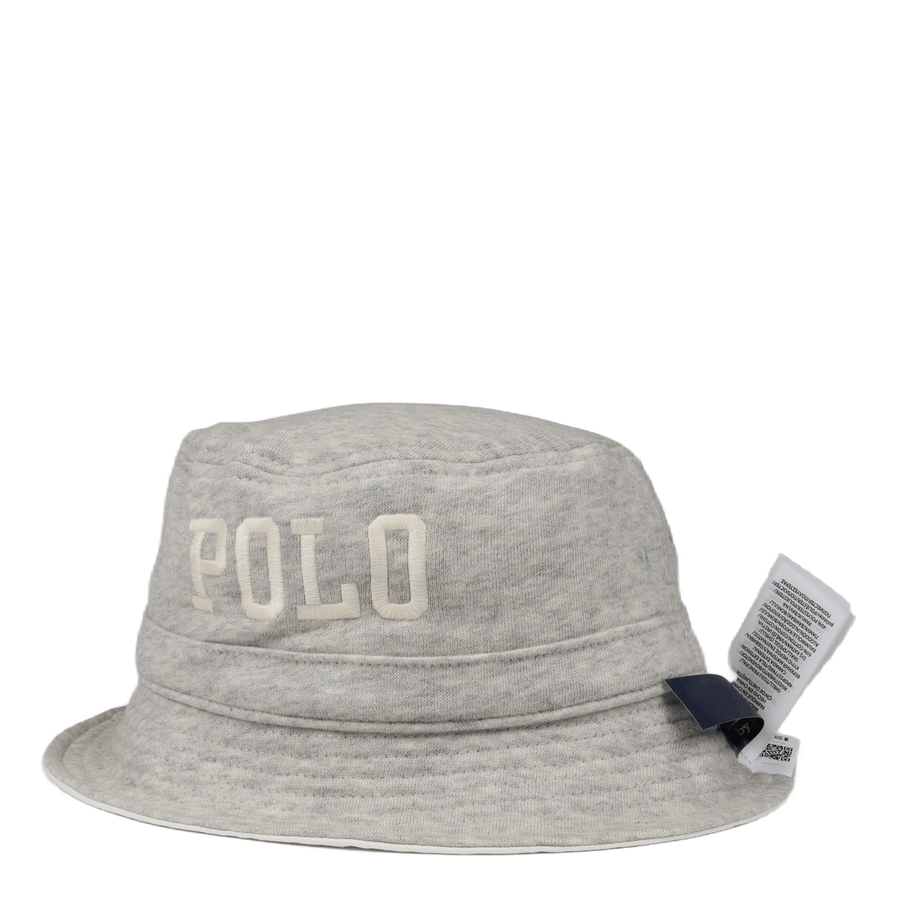 Polo Ralph Lauren Reversible Fleece & Twill Bucket Hat Lght Sprt Hthr/Deckwash White