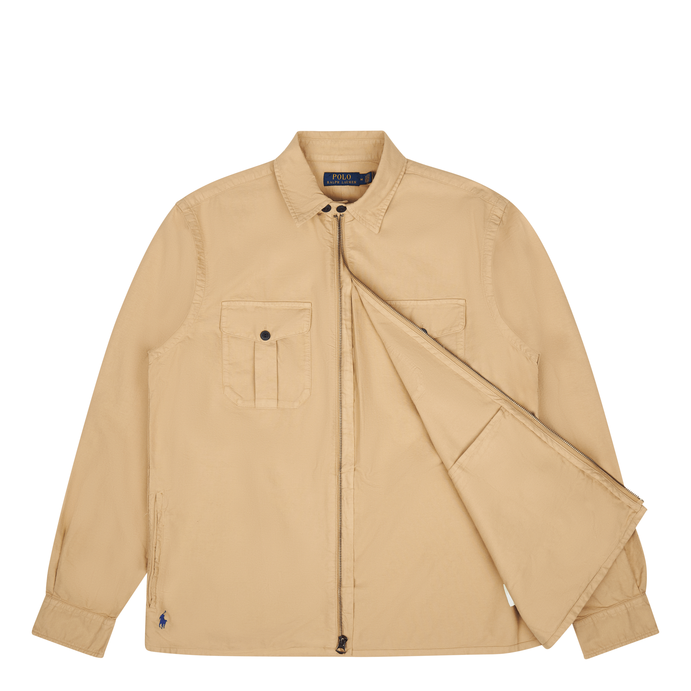 Polo Ralph Lauren Garment - Dyed Oxford Overshirt Surrey Tan