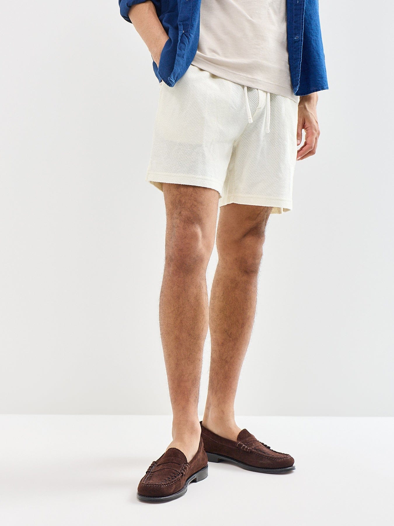 Polo Ralph Lauren Knit Sweat Shorts Cream
