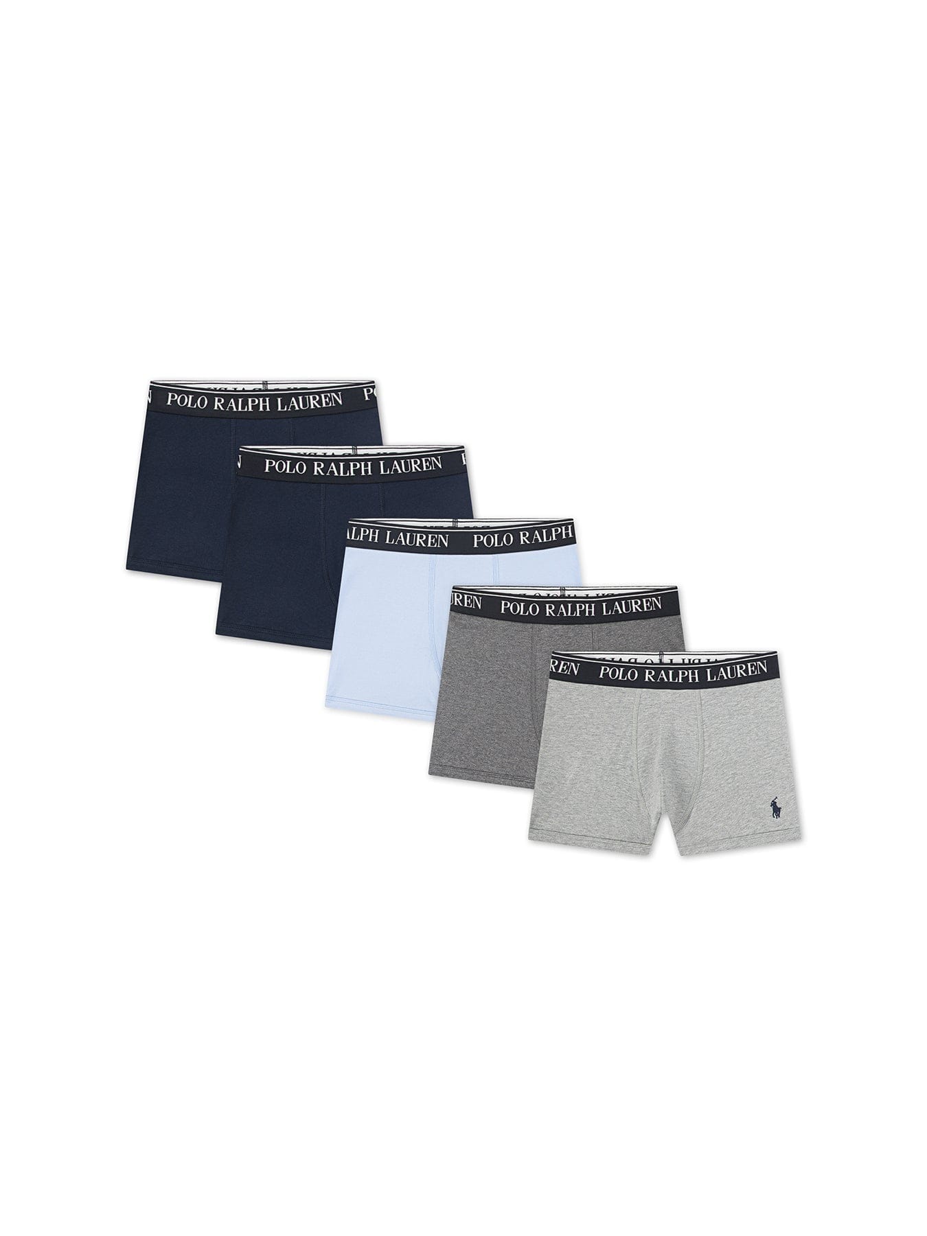 Polo Ralph Lauren Kids' Cotton Stretch 5 Pack Boxers