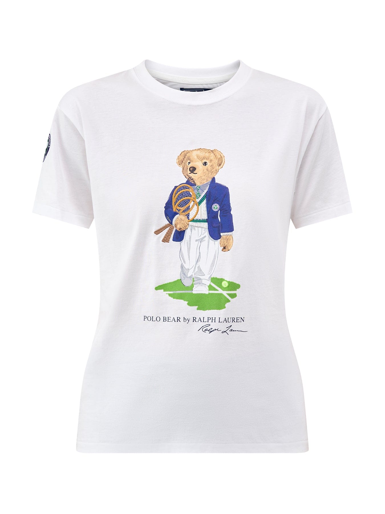Polo Ralph Lauren Wimbledon Polo Bear Graphic T - Shirt White
