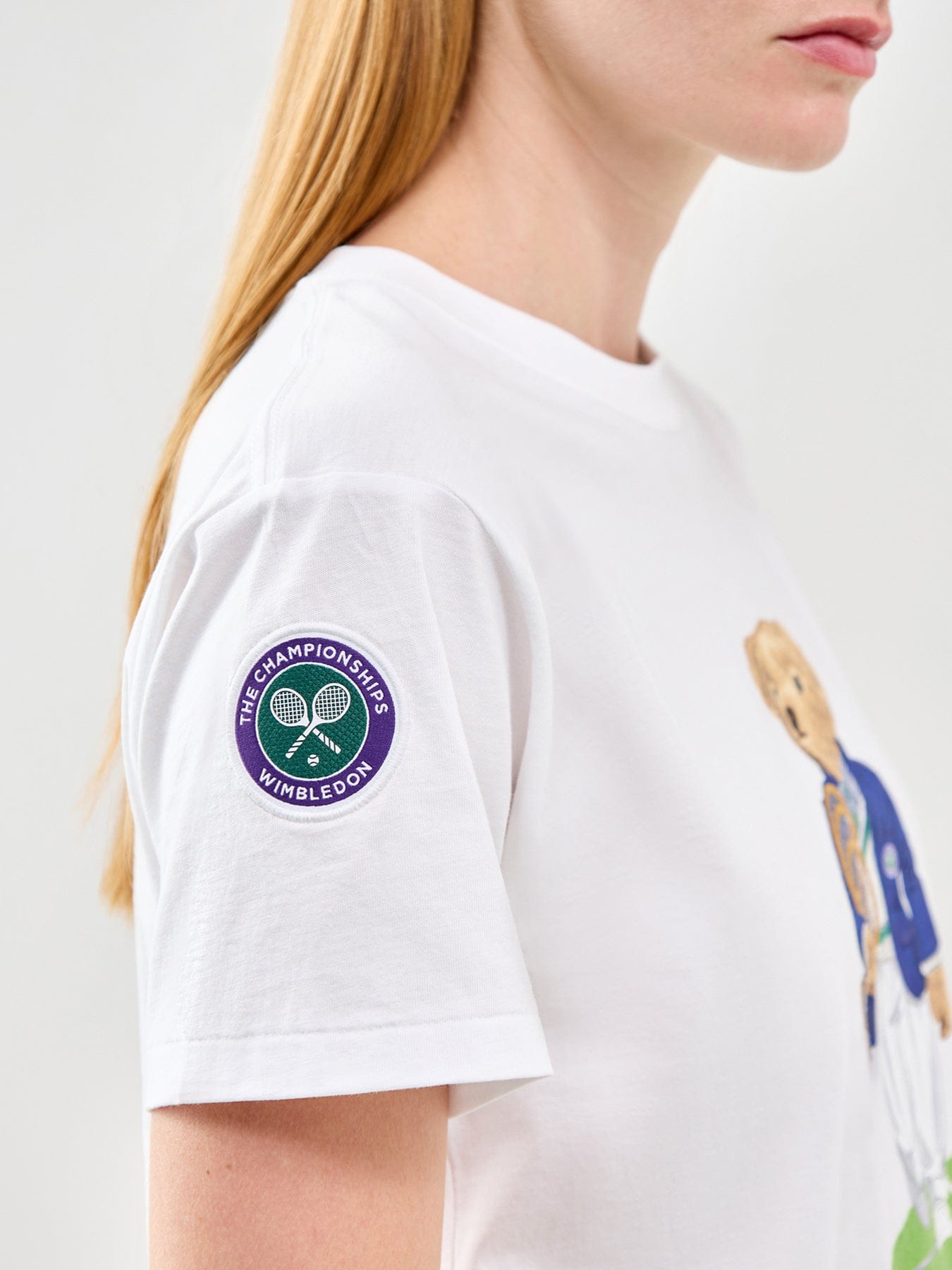 Polo Ralph Lauren Wimbledon Polo Bear Graphic T - Shirt White