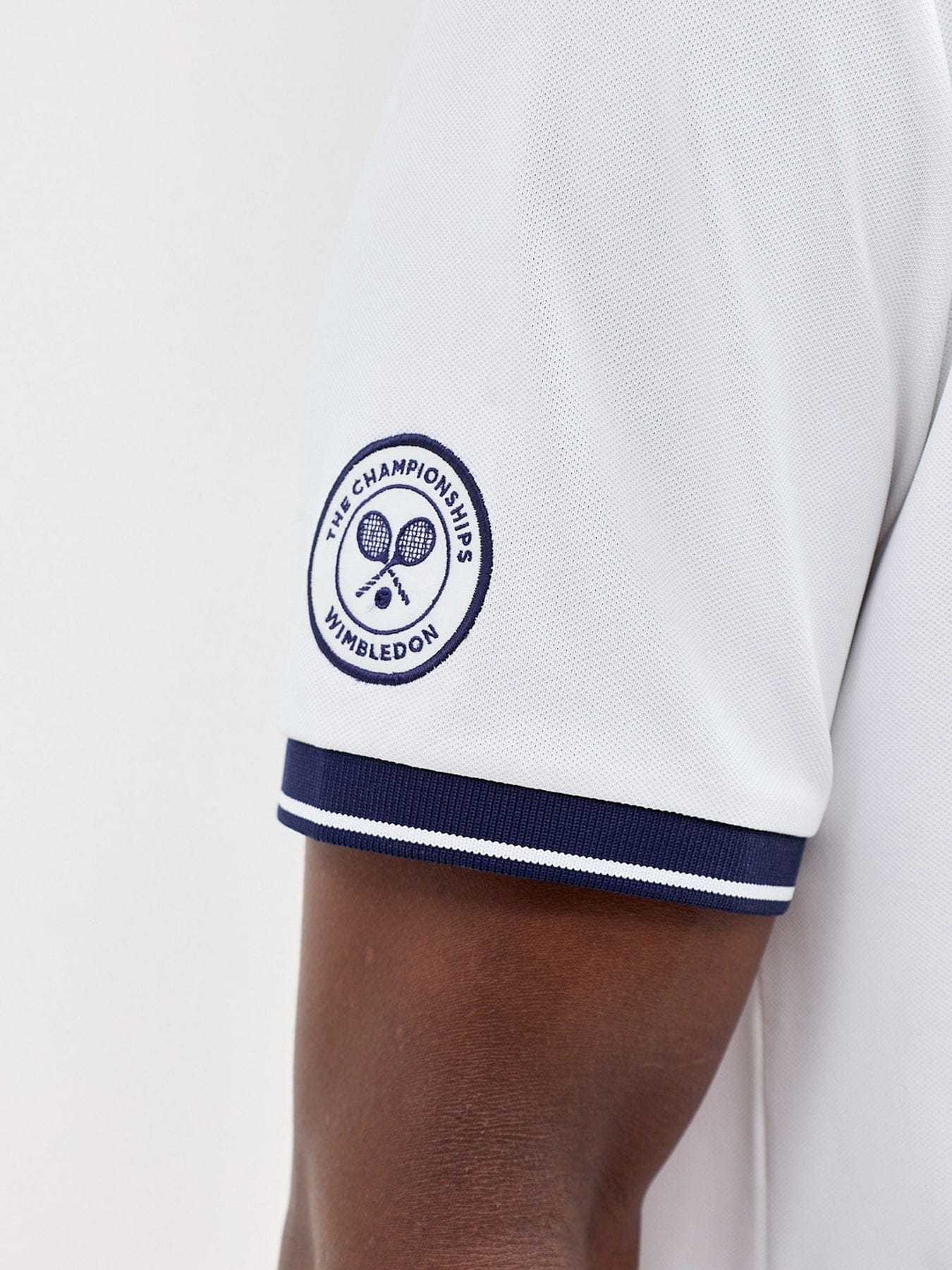 Polo Ralph Lauren Wimbledon Open Neck Polo Shirt White