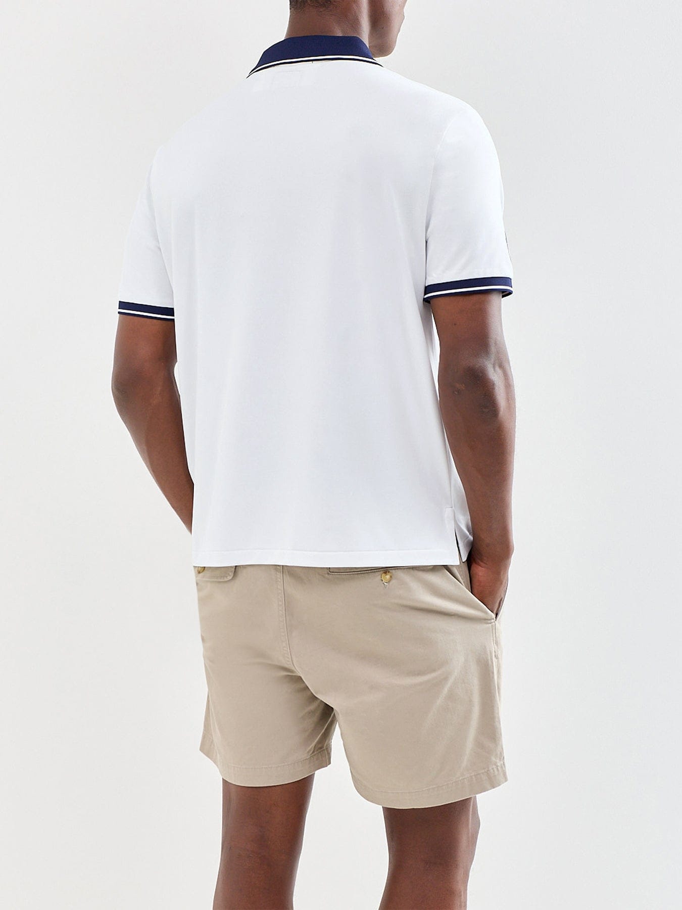Polo Ralph Lauren Wimbledon Open Neck Polo Shirt White