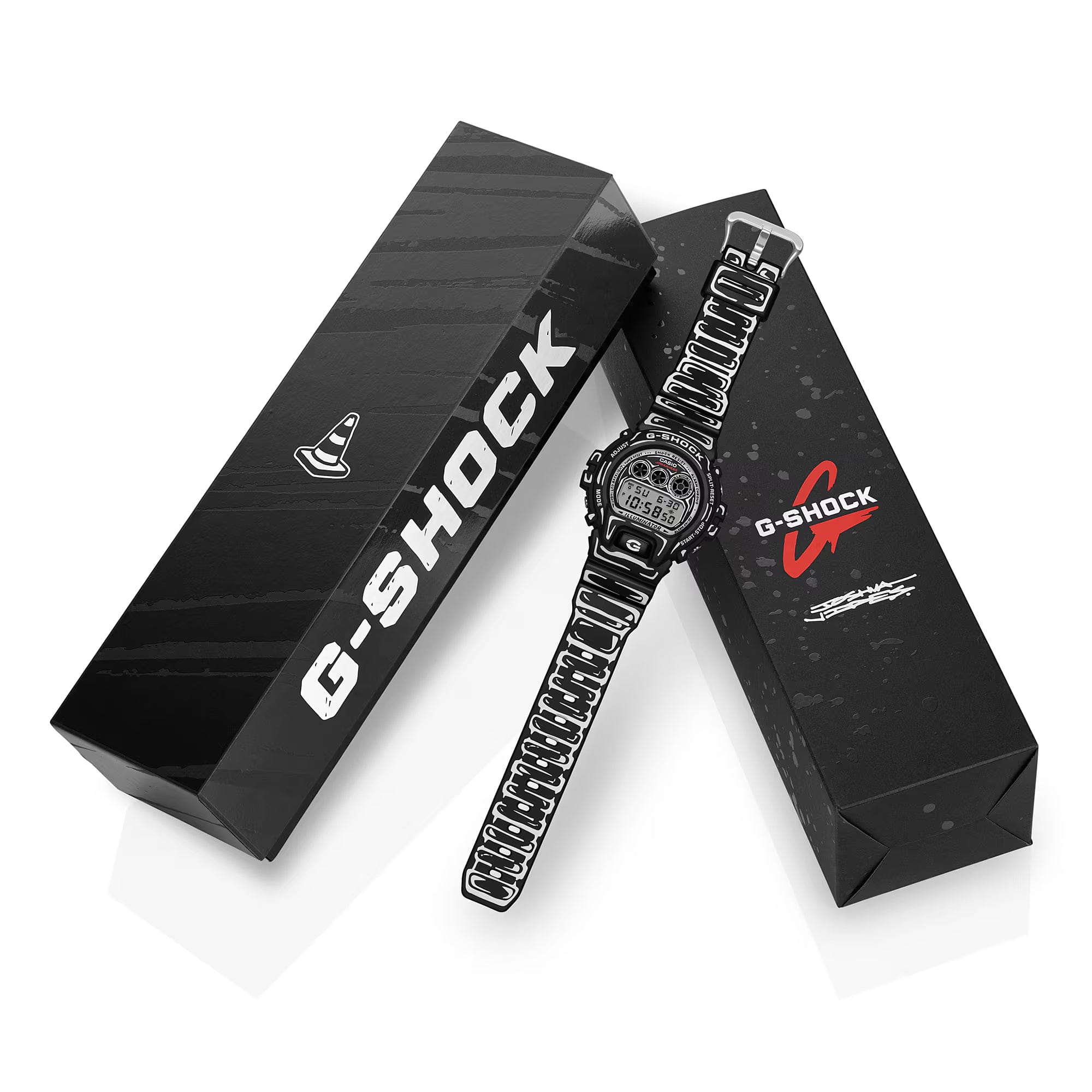 Casio Joshua Vides G - Shock DW6900JV - 1 Black/White