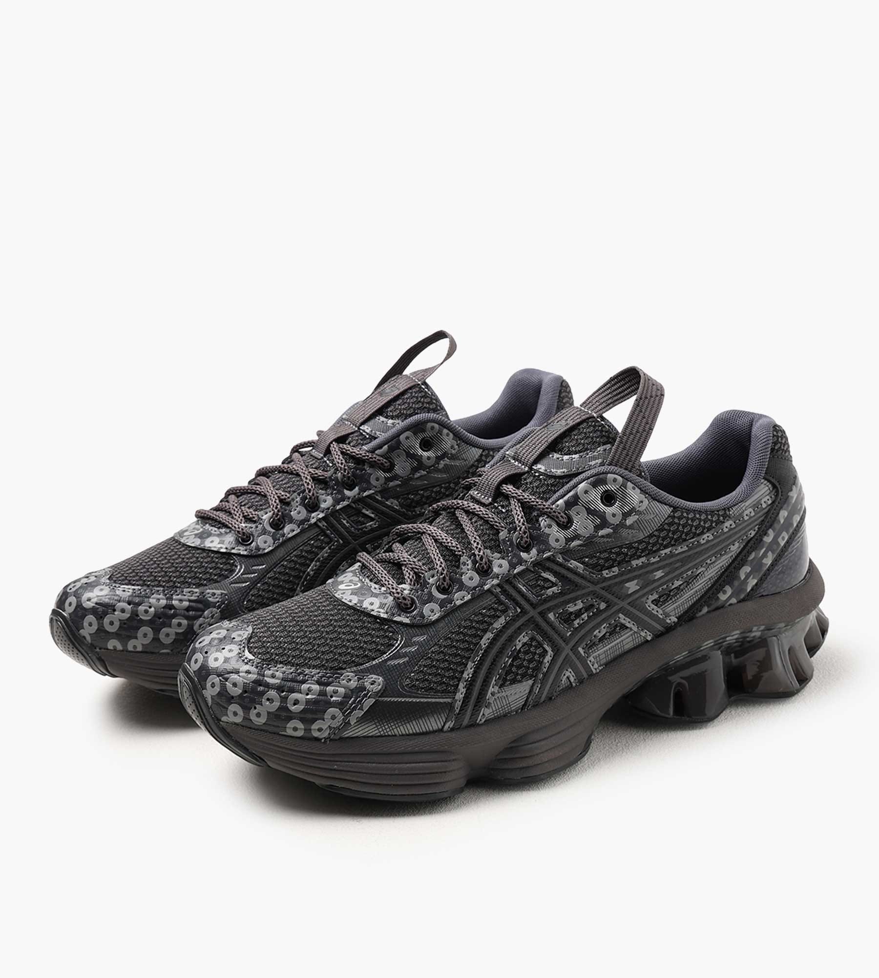 ASICS US7 - S GEL - KINETIC FLUENT by Kiko Obsidian Grey Graphite Grey