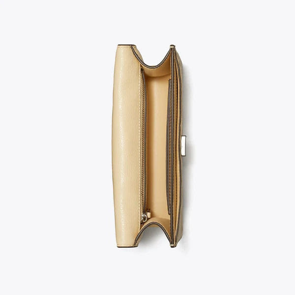 Tory Burch Small Fleming Shoulder Bag Vanilla Soft Serve