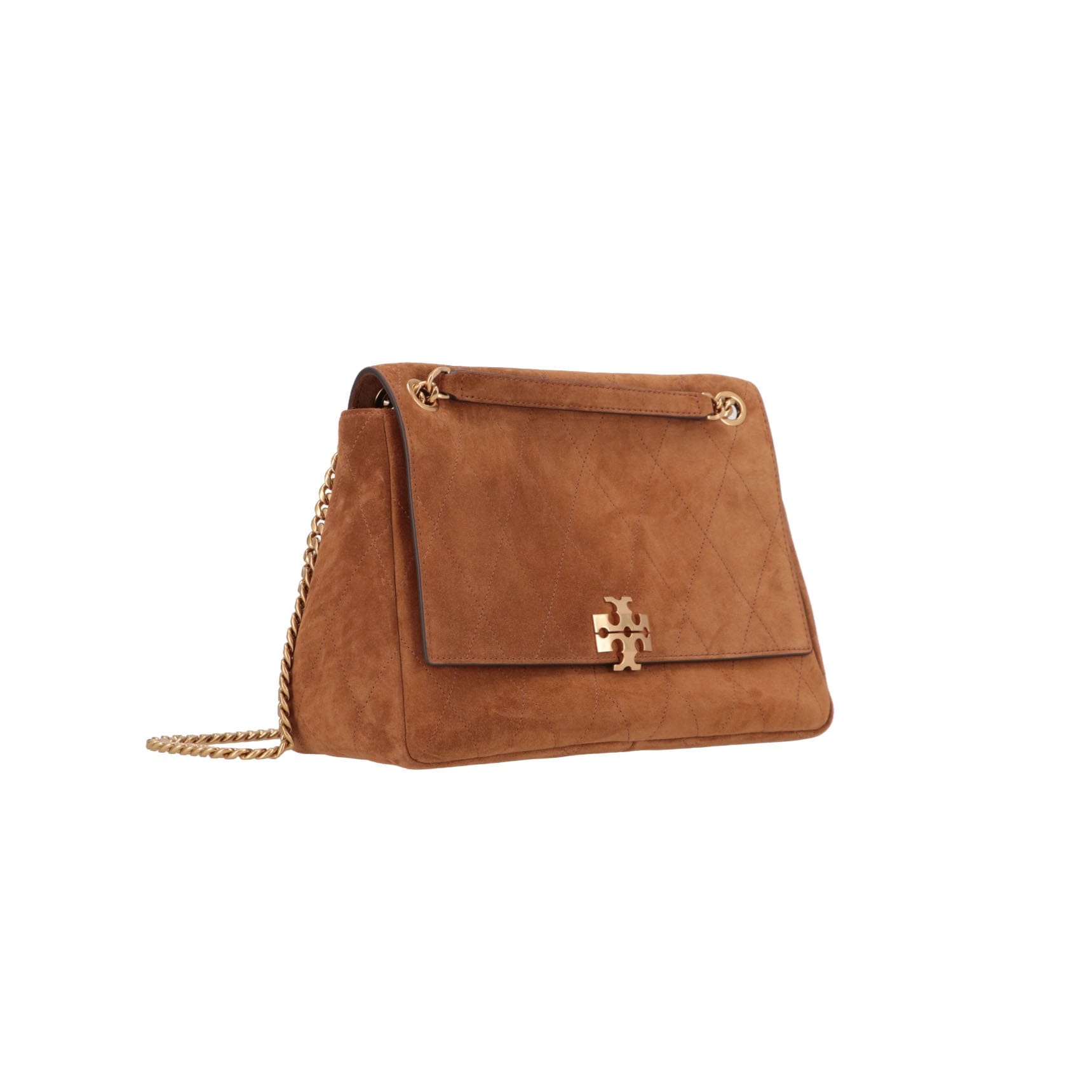 Tory Burch Womens Caramel Shoulder Bag