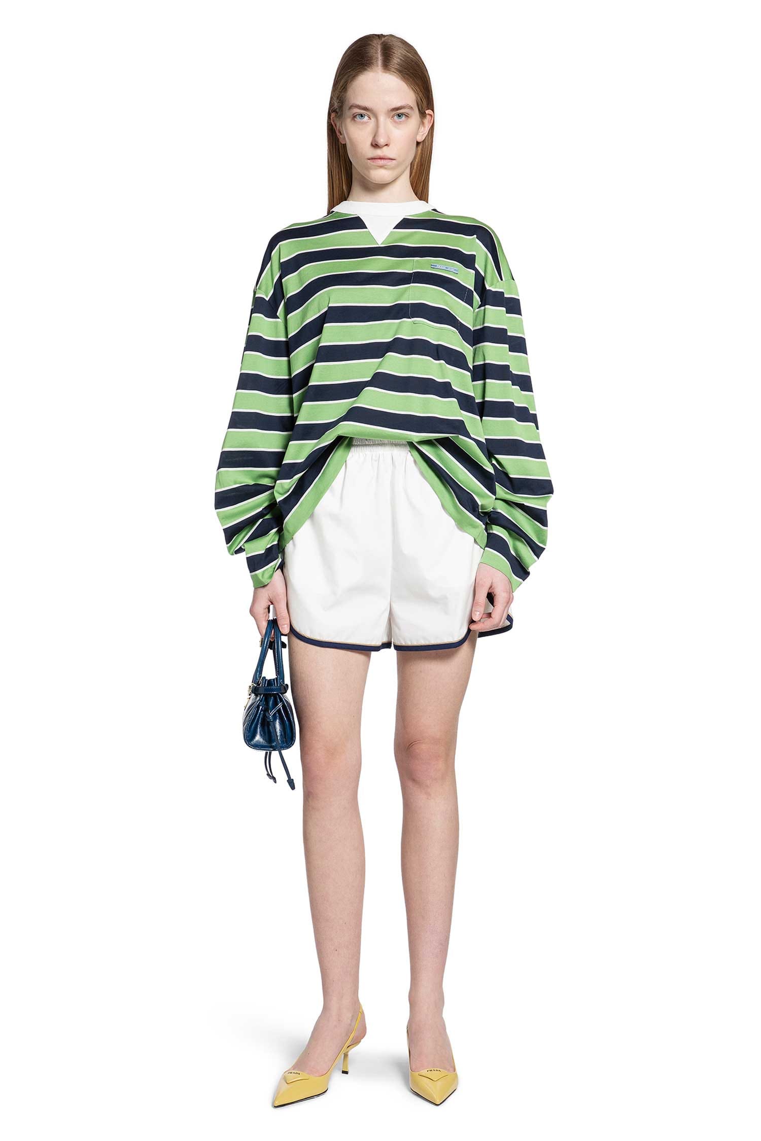 Prada Cotton Poplin Shorts