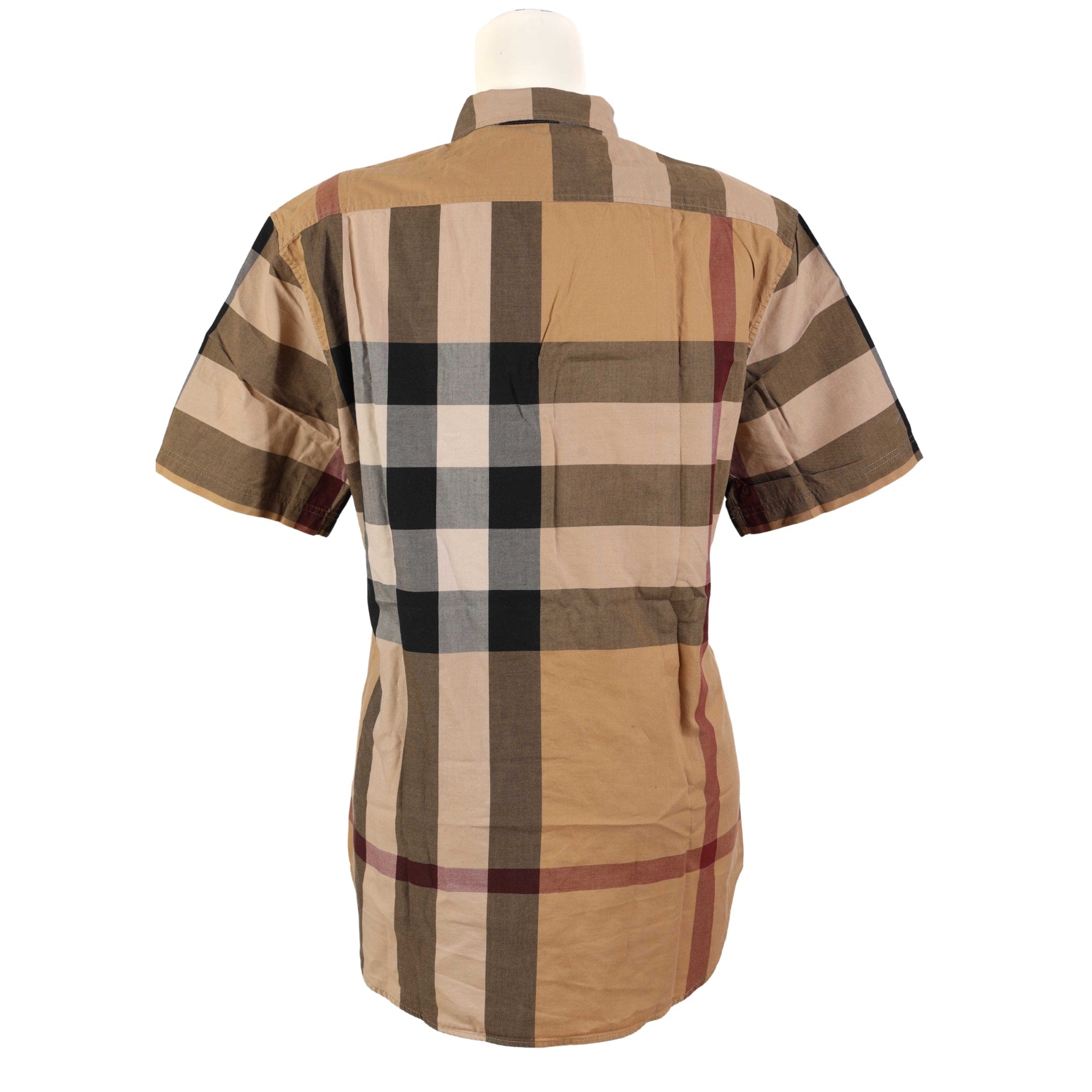 Burberry Beige Check Cotton Shirt