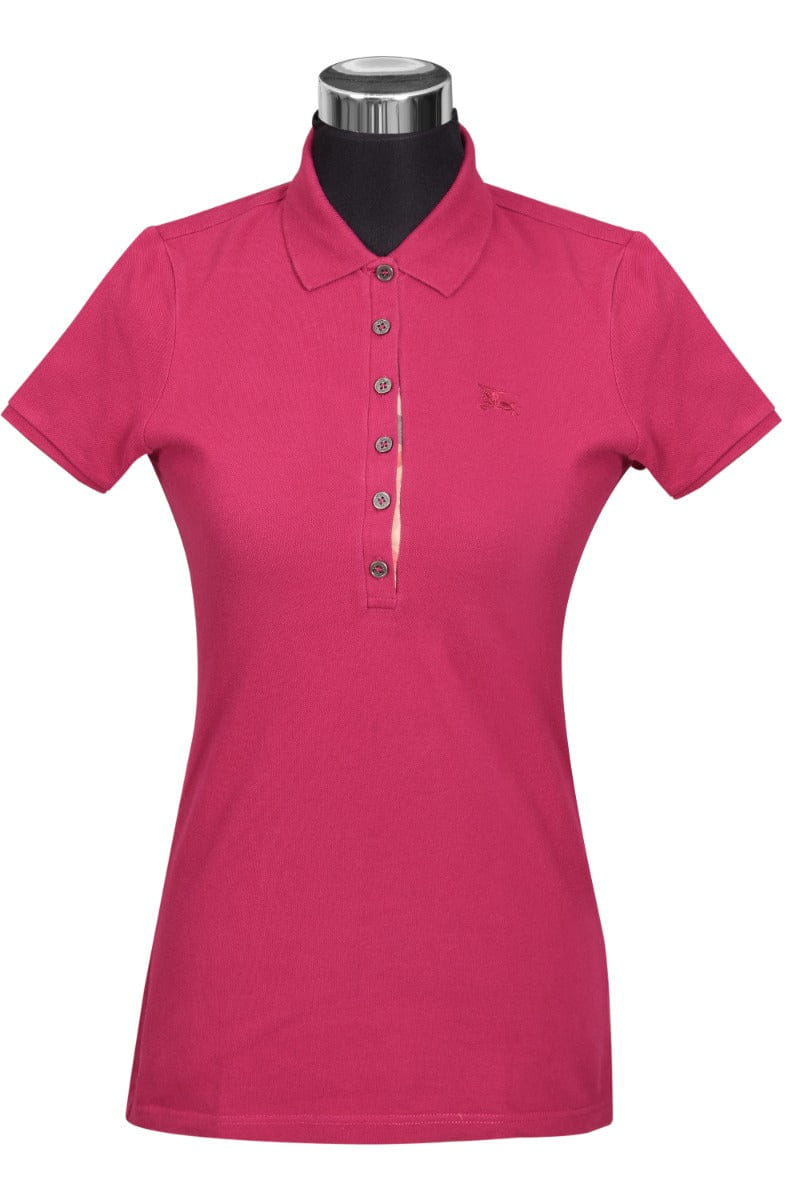 Burberry Pink Cotton Pique Polo T-Shirt